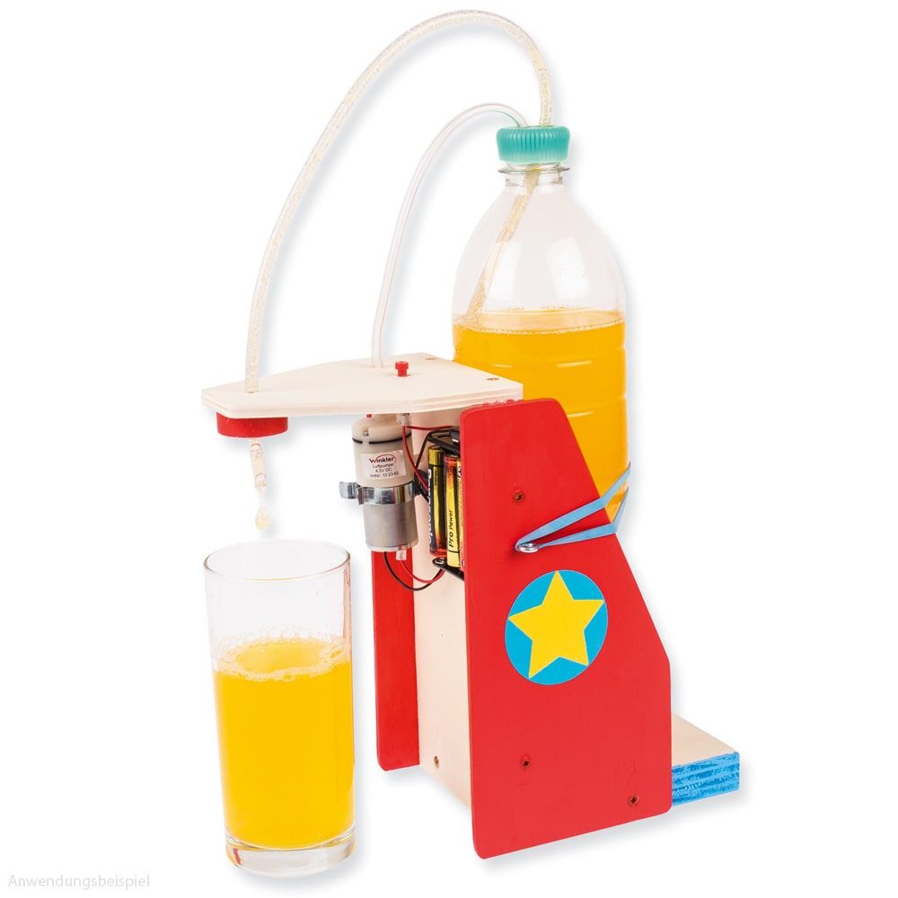 matches21 HOME & HOBBY Getränkespender Bausatz f Kinder ab 11 J Holzbaukasten