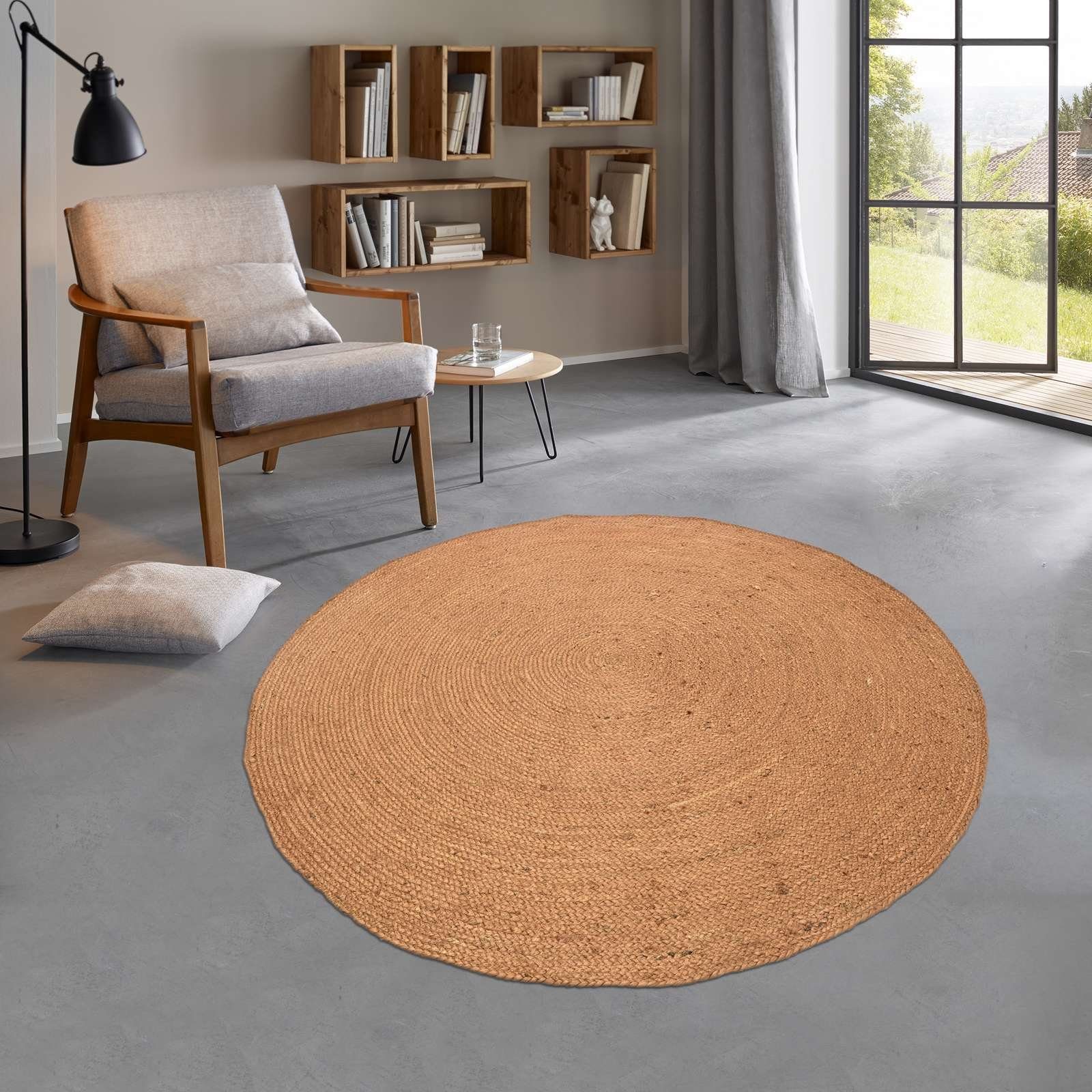 TaraCarpet Teppich Jute Teppich Mani Colour günstig online kaufen