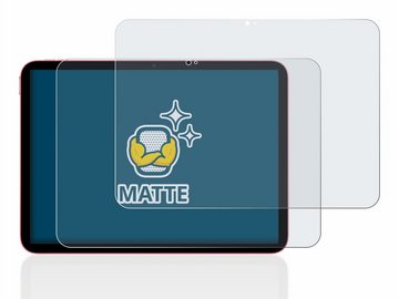 BROTECT Schutzfolie für Apple iPad 10.9" 2022 WiFi (10. Gen), Displayschutzfolie, 2 Stück, Folie matt entspiegelt