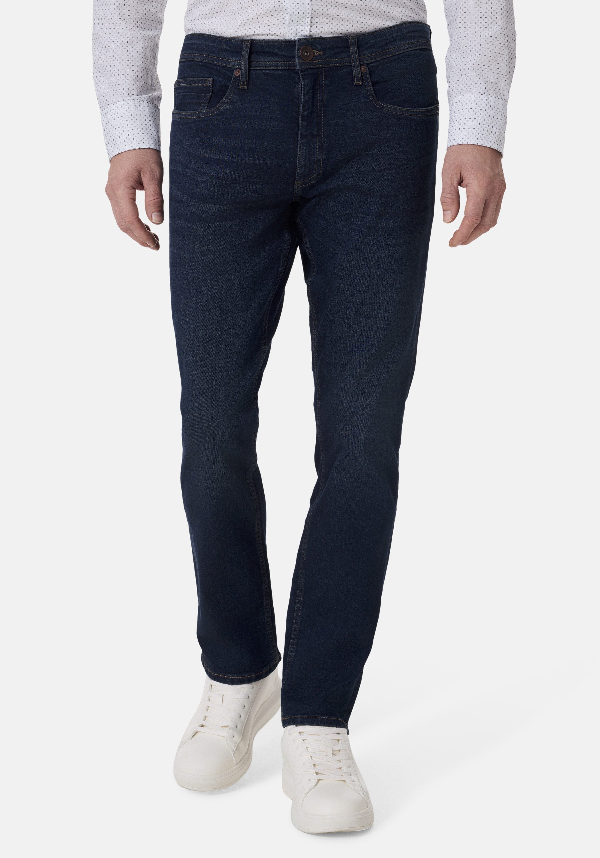 5-Pocket-Jeans Glendale Denim Slim Straight Fit Jeans