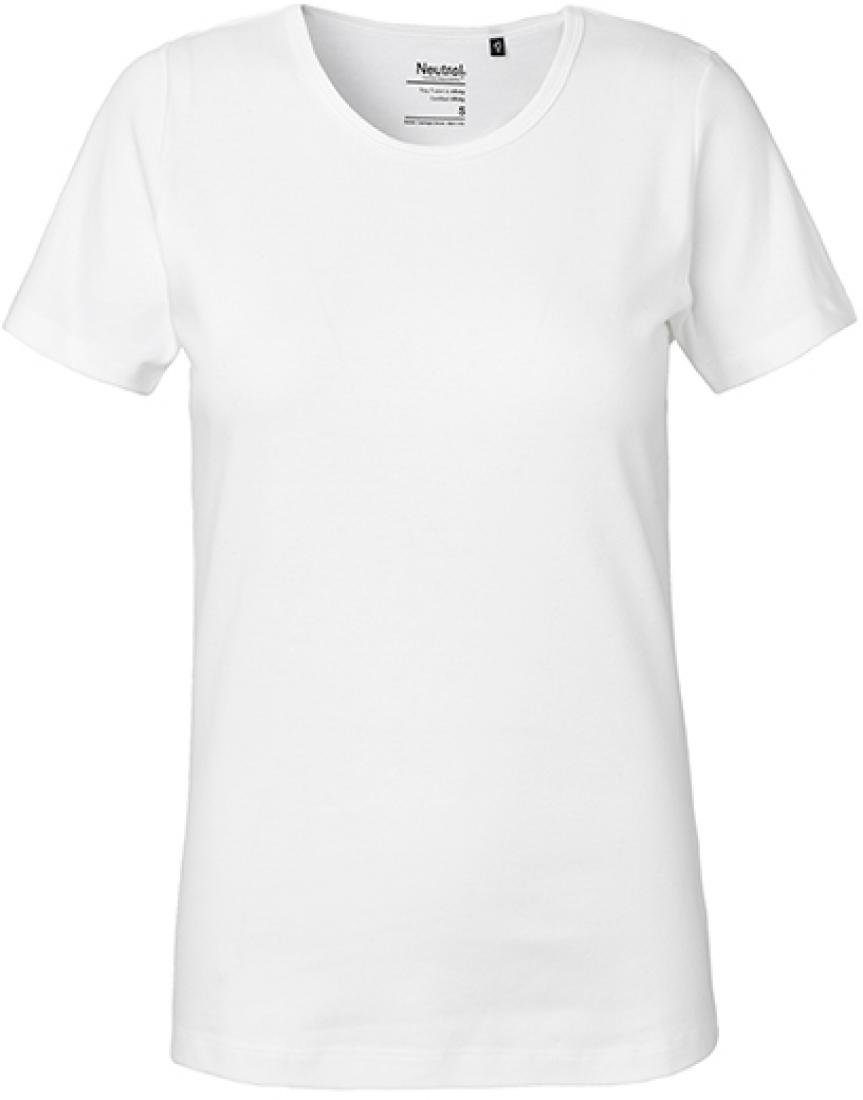 Neutral Rundhalsshirt Damen Interlock T-Shirt / 100% Fairtrade Baumwolle