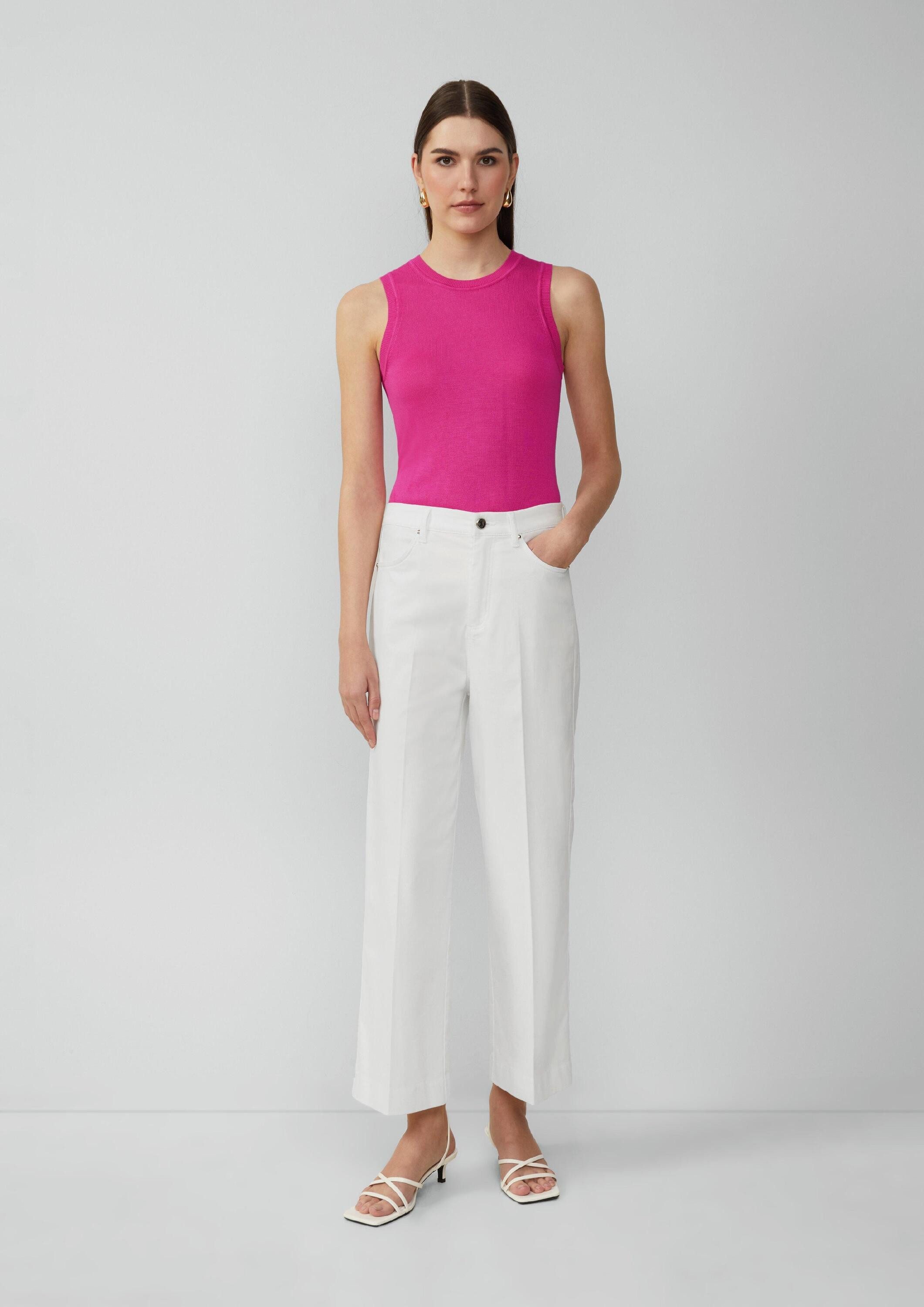 s.Oliver Weite Jeans Jeans-Hose SURI Croped Hose / Regular Fit / High Rise günstig online kaufen