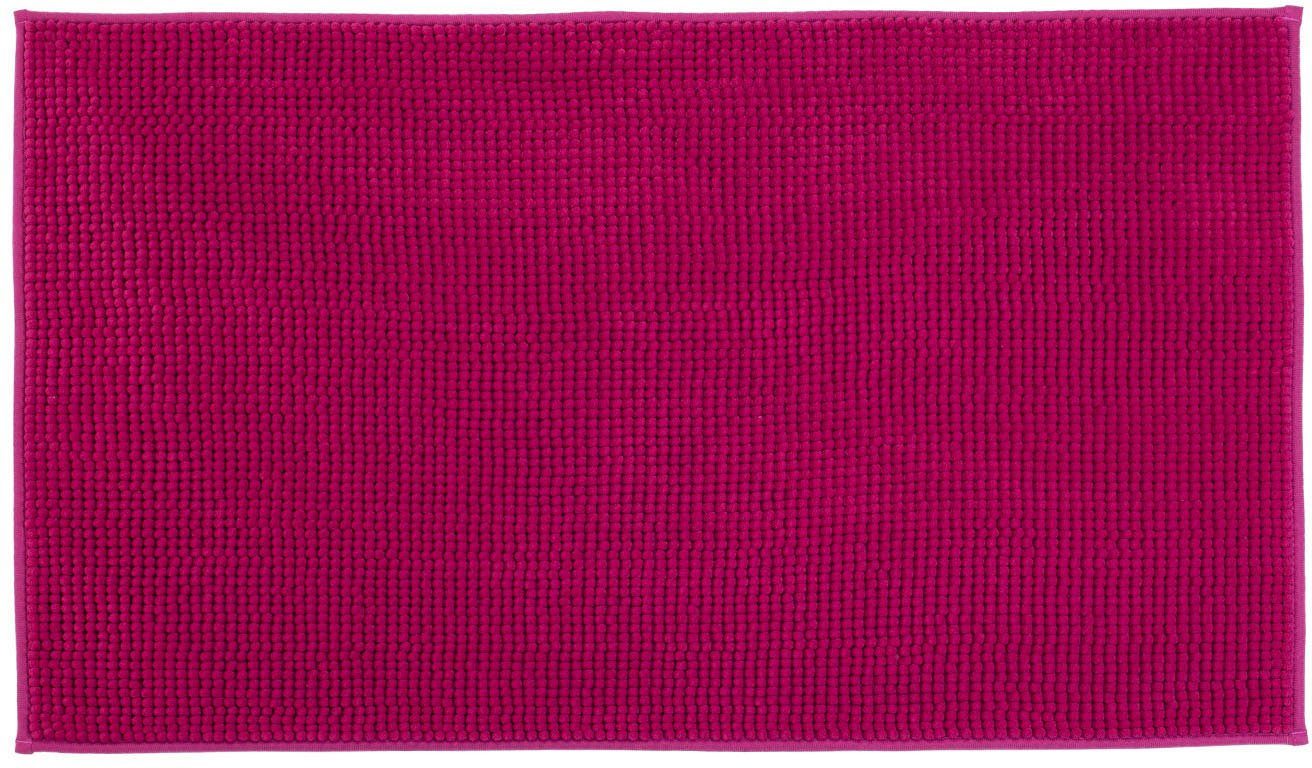 Gözze Badematte Chenille, Höhe 15 mm, rutschhemmend beschichtet, fußbodenheizungsgeeignet, Polyester, rechteckig, Badteppich, Uni Farben, besonders weich durch Microfaser, waschbar