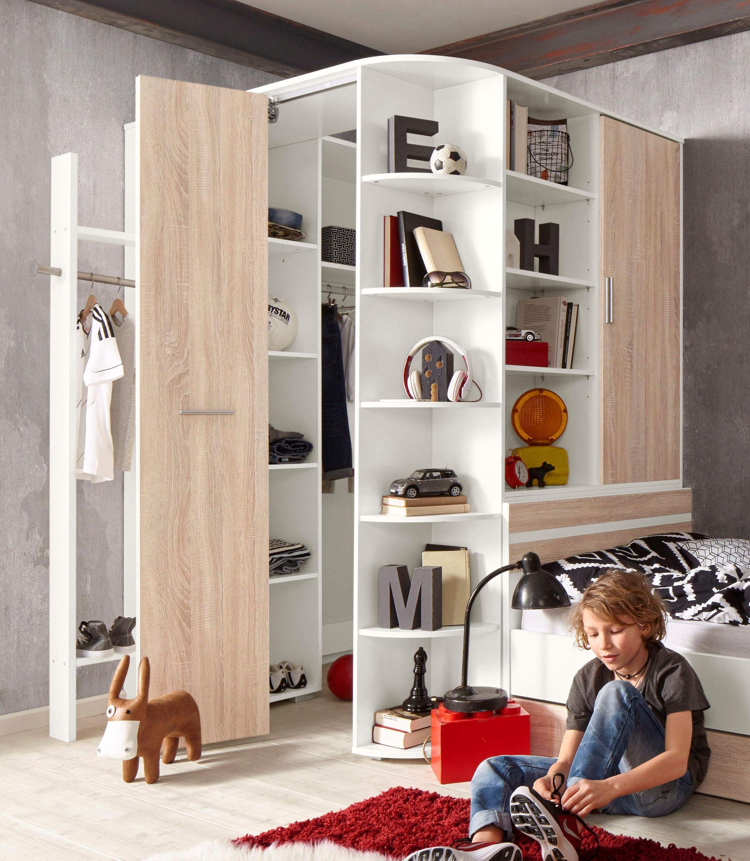 Wimex Eckkleiderschrank Joker begehbarer Kleiderschrank, Garderobe, Ecklösung – Bild 2 von 5