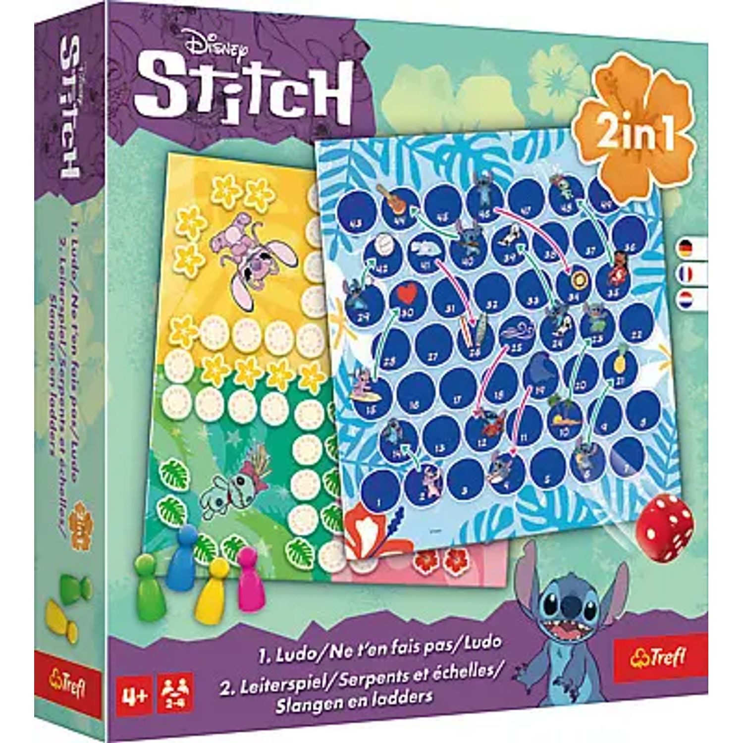 Trefl Spiel 2-in-1 Spielebox Disney Lilo & Stitch