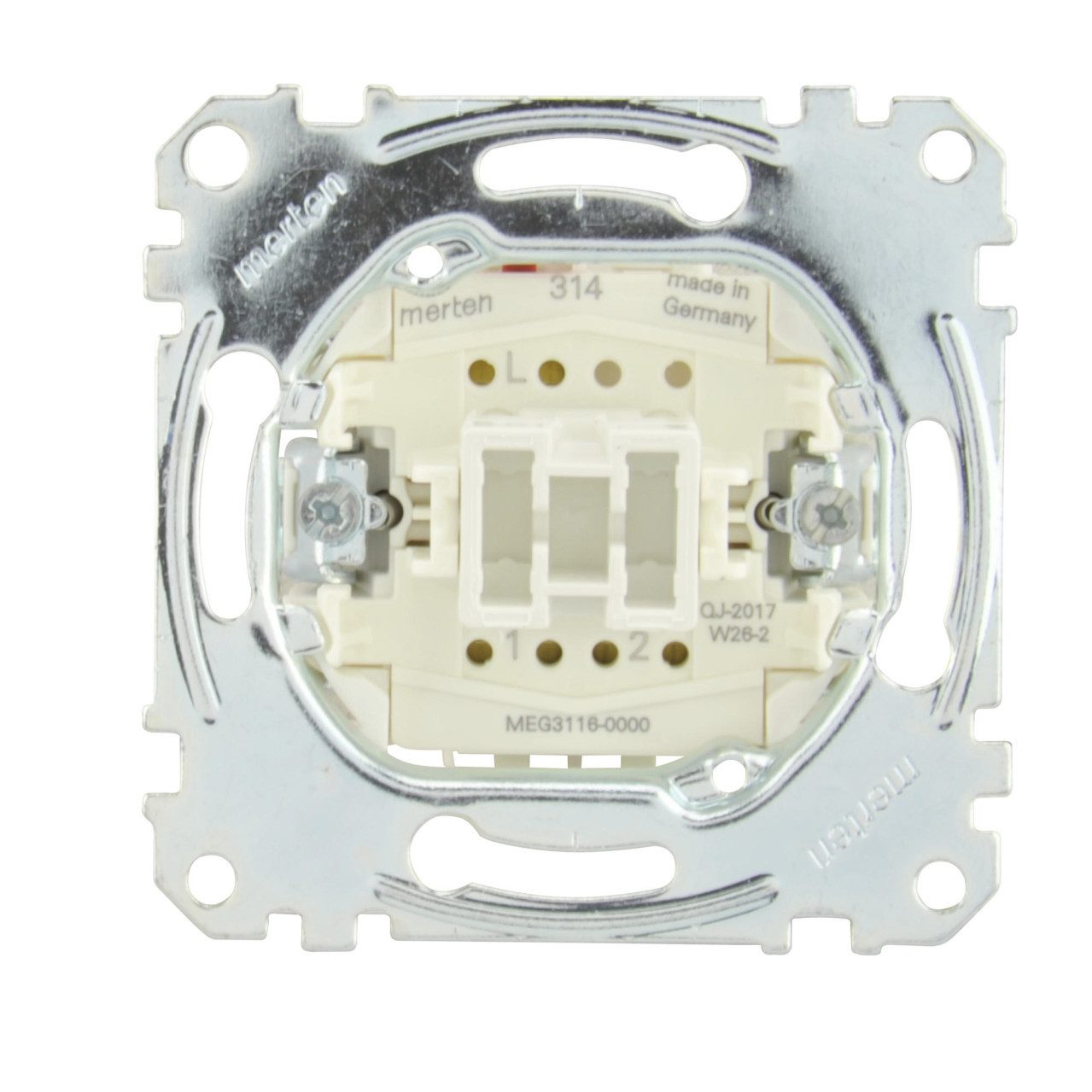 merten Aufputz-Steckdose Merten Aus- und Wechselschaltereinsatz für 1