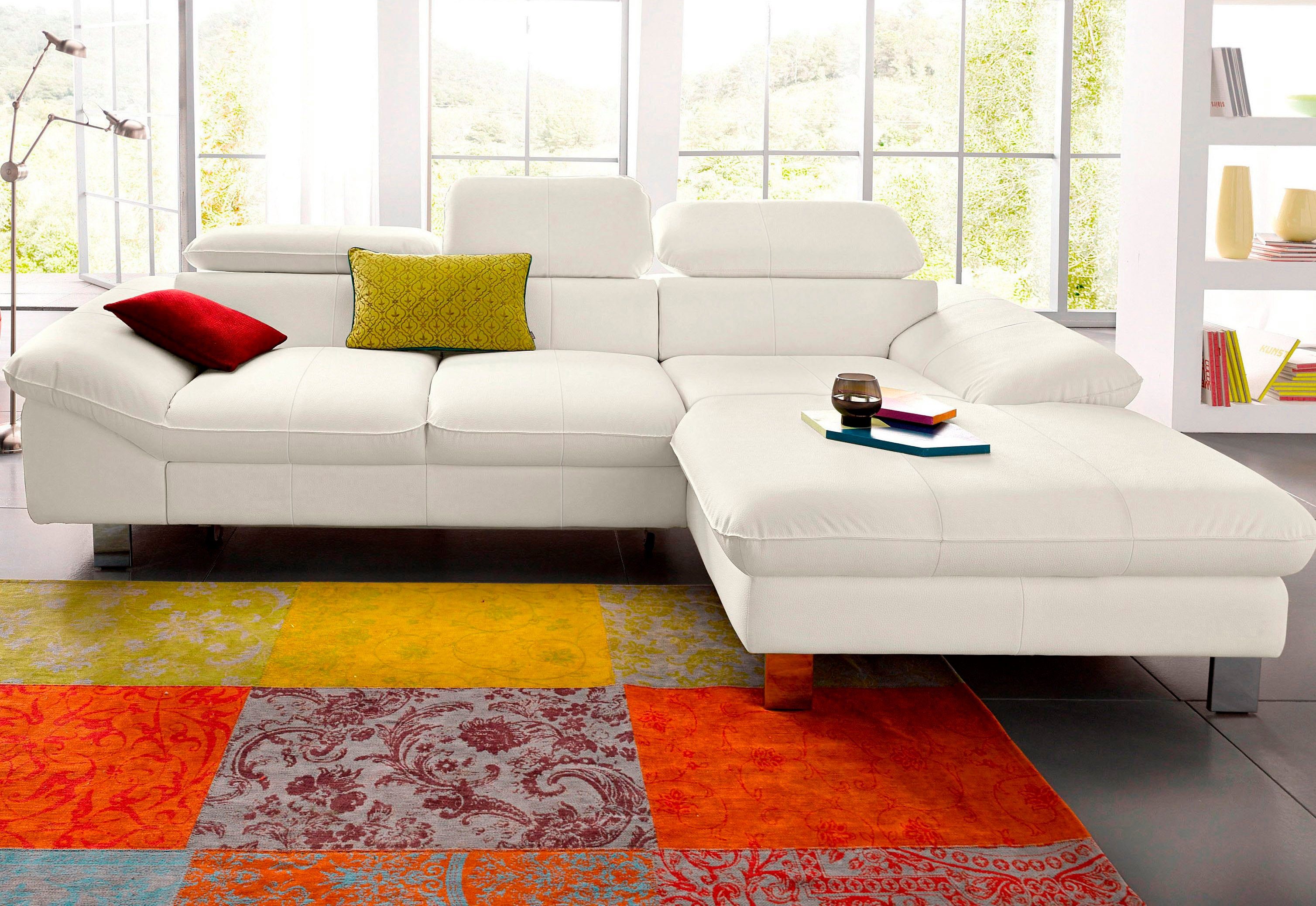 COTTA Ecksofa "Driver L-Form" mit Kopfteilverstellung, wahlweise mit Bettfu günstig online kaufen