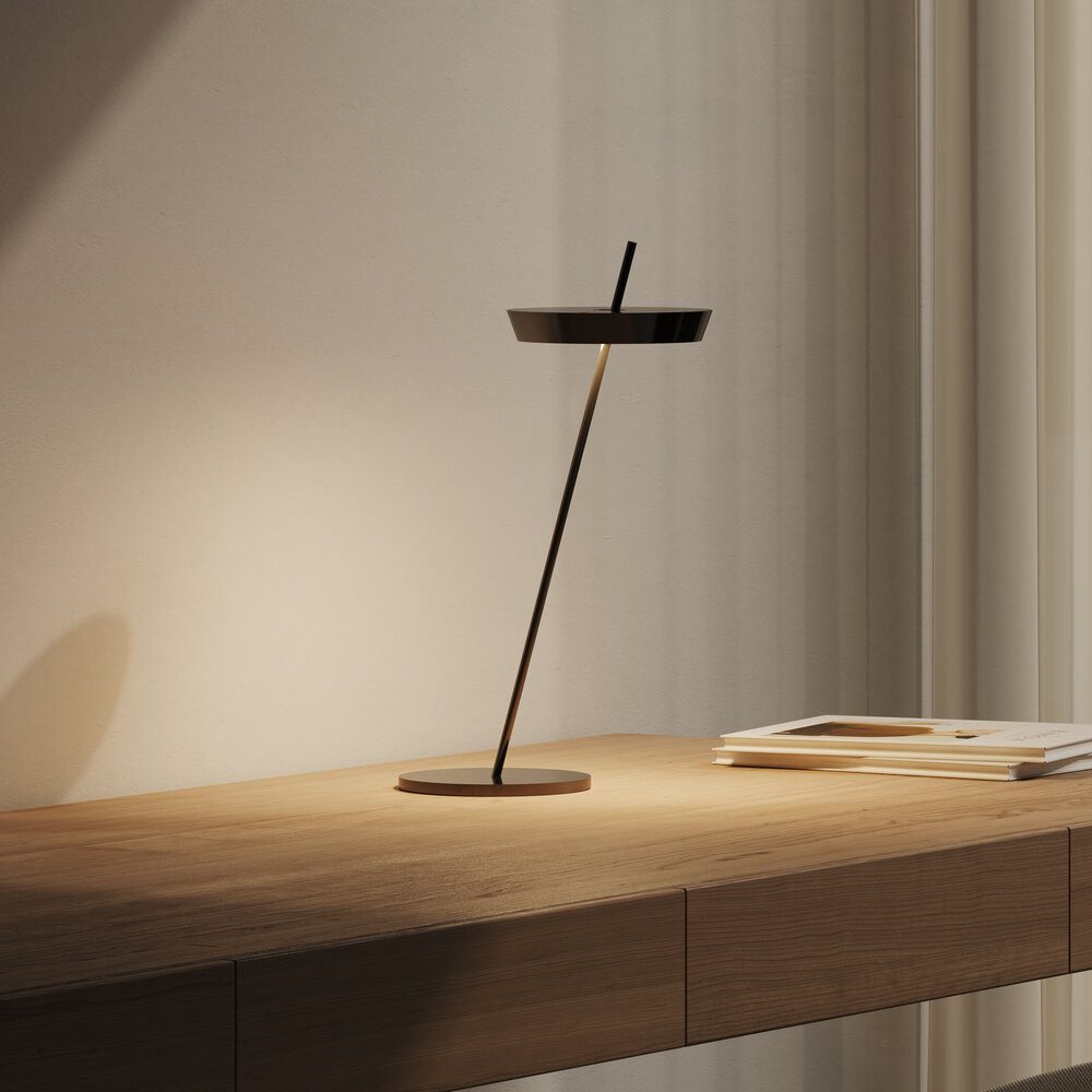 SIGOR LED Tischleuchte Akku-Tischleuchte, Dimmbar, LED fest integriert, Warmweiß