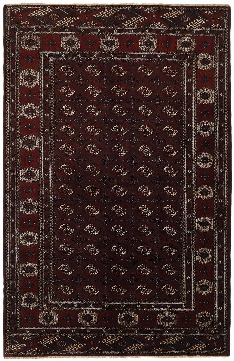 Orientteppich Turkaman mm Höhe: Handgeknüpfter / 6 rechteckig, Orientteppich 217x333 Perserteppich, Nain Trading