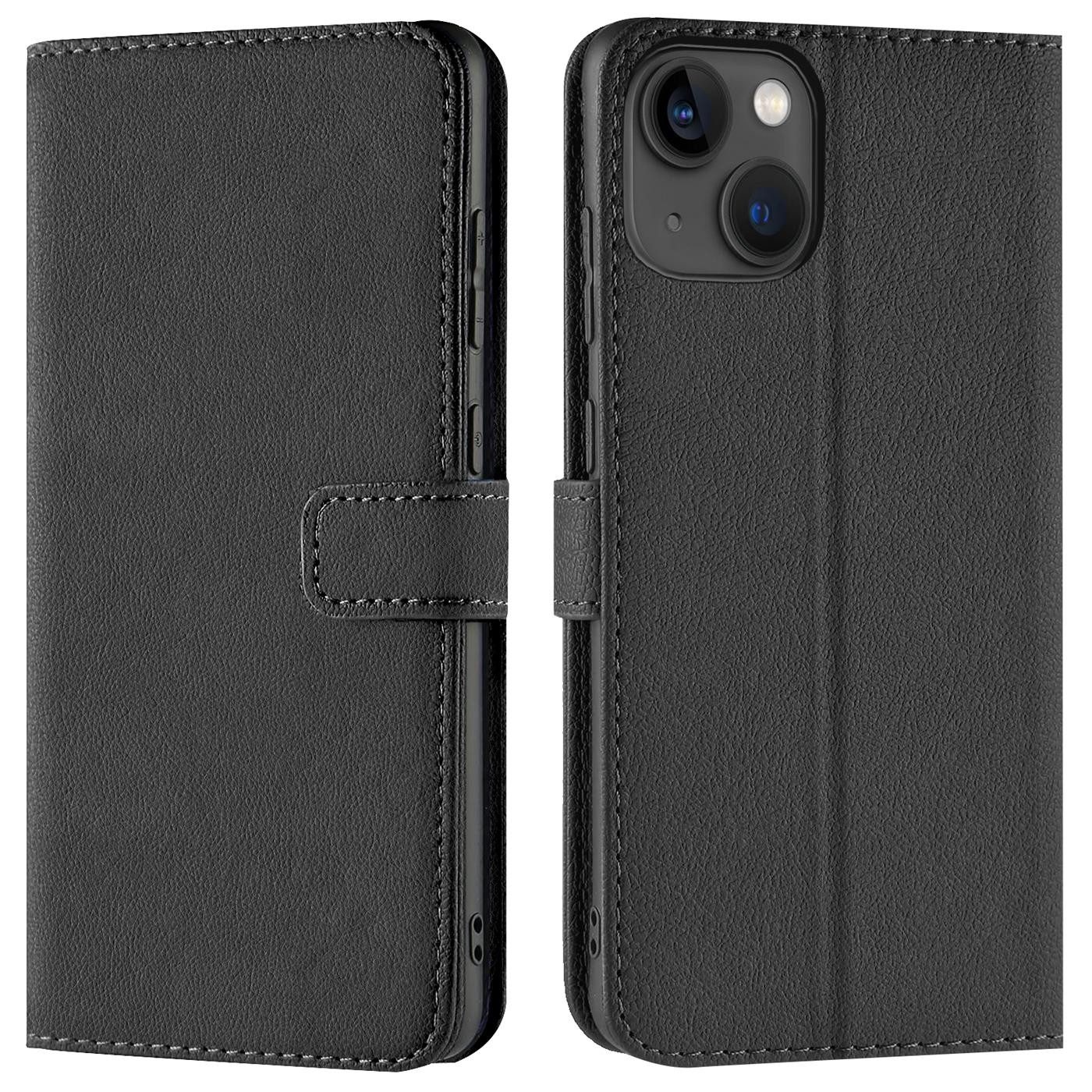 CoolGadget Handyhülle Book Case Handy Tasche für Apple iPhone 14 6,1 Zoll, Hülle Klapphülle Flip Cover für iPhone 14 Schutzhülle stoßfest