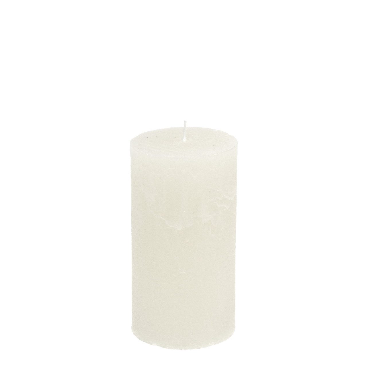 Florists Products Stumpenkerze Durchgefärbte Stumpenkerzen Weiß 50x100mm 4er Set -, 4 Stück