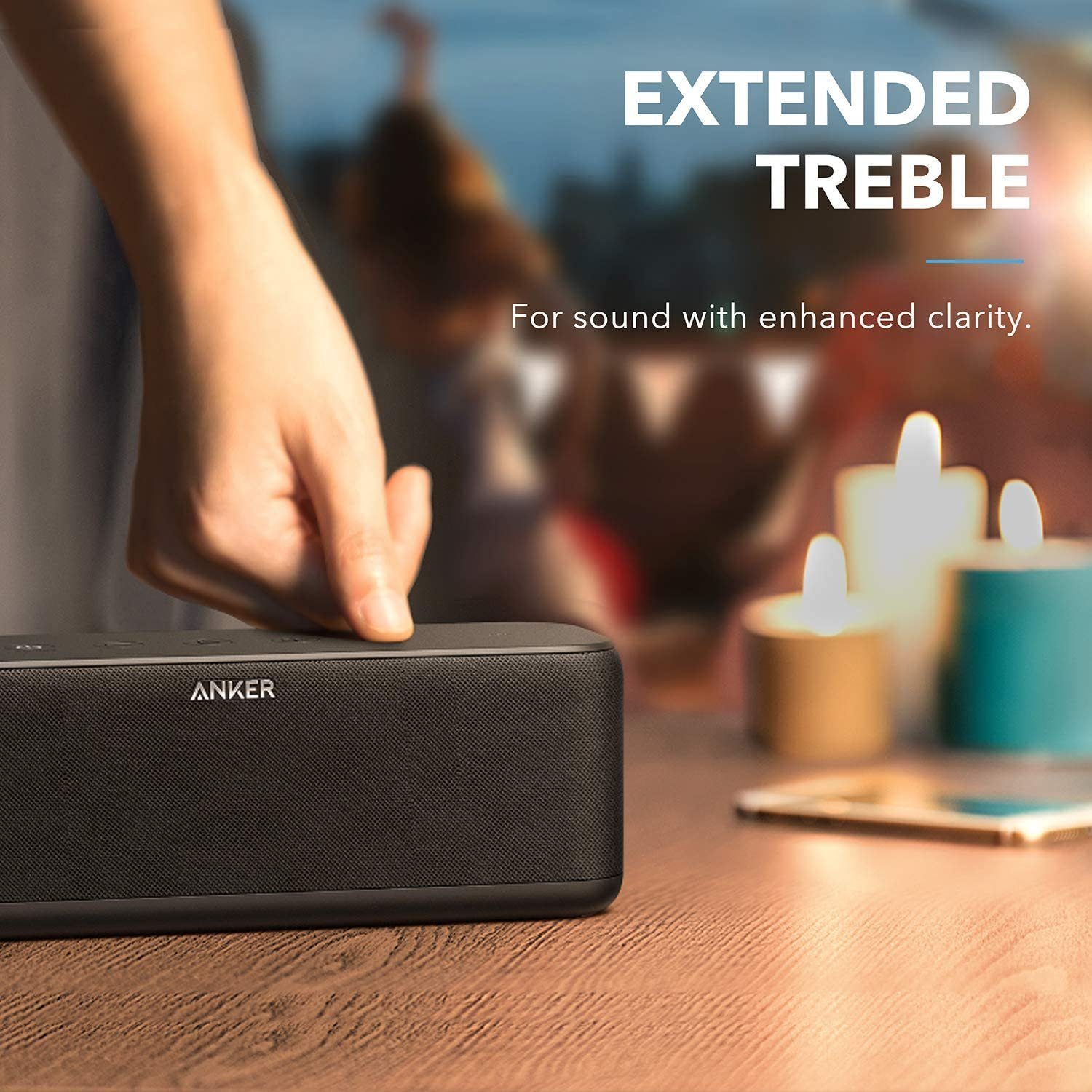 Anker Soundcore Boost - 12 Std Wiedergabe, USB-C, IPX7 Wasserschutz Bluetooth-Lautsprecher (Bluetooth, 20 W, Powerbank, Musik Player für Android, Apple, Smartphone, Iphone, Tablet)