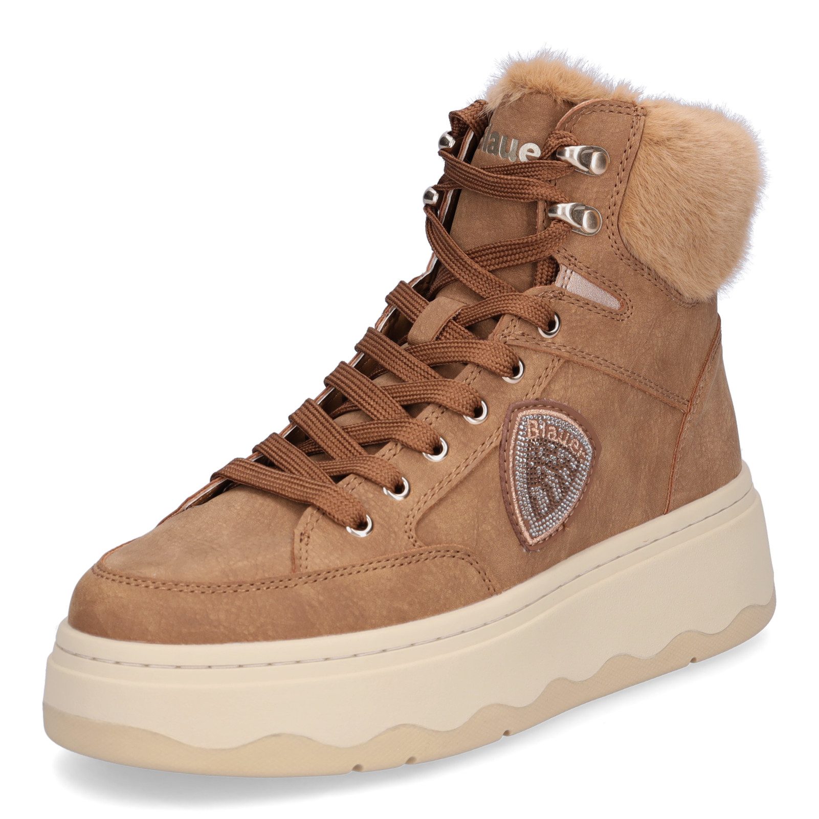Blauer.USA Blauer Damen Schnürboot Maribel cognac Schnürboots