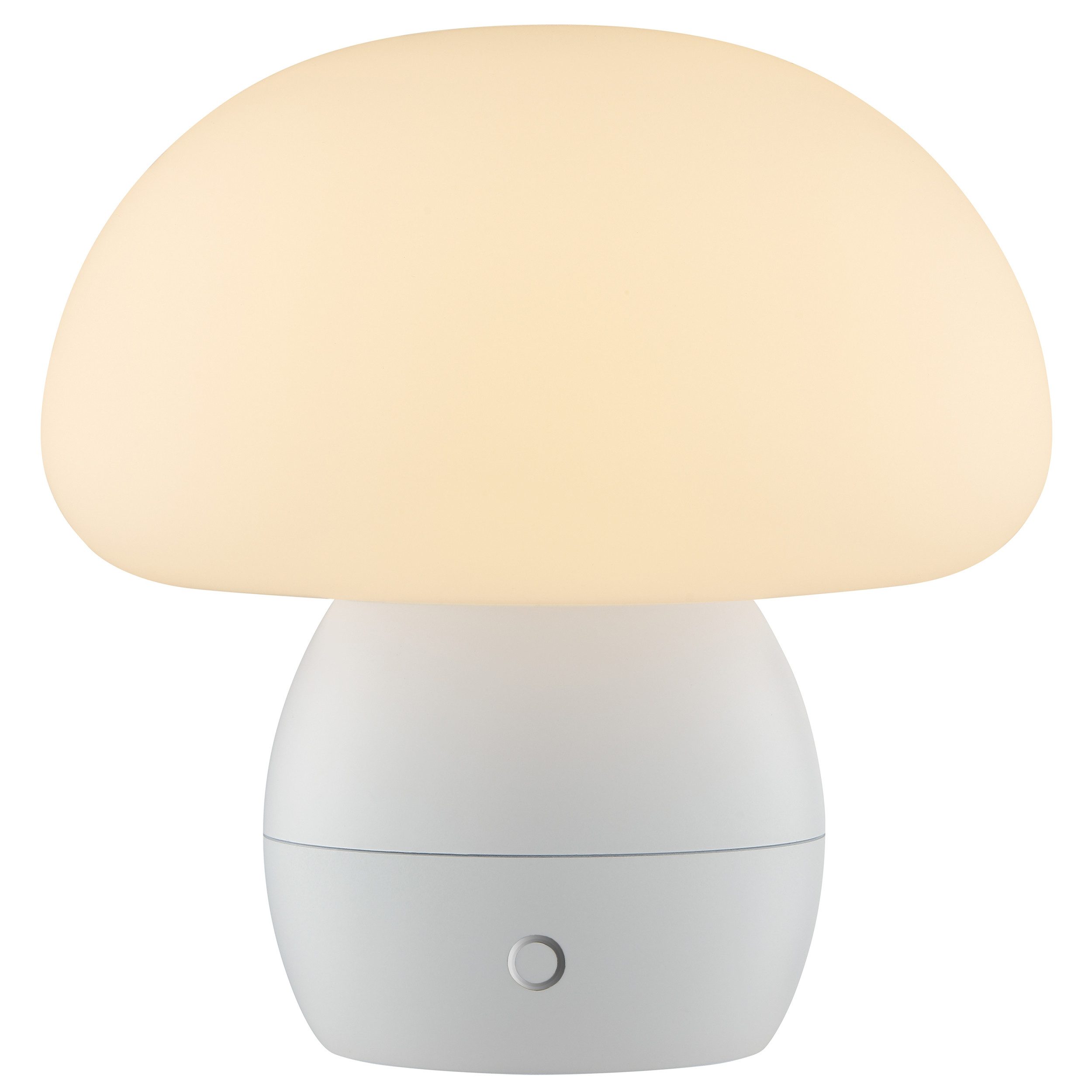 Brilliant LED Tischleuchte Dupos, Dimmfunktion, LED fest integriert, Warmweiß, LED Akku-Pilzleuchte, 22cm, 230lm, 2700K, Wireless Charging, dimmbar