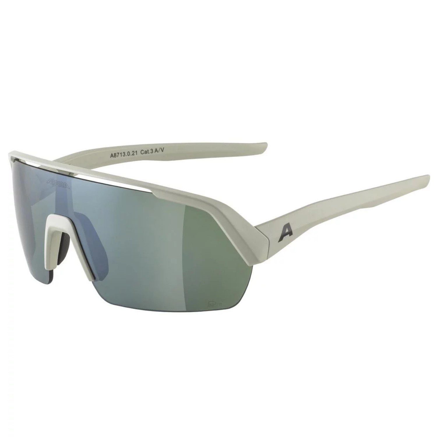 Alpina Sports Sportbrille Turbo HR Q-Lite Sportbrille für Damen und Herren Cool-Grey Matt