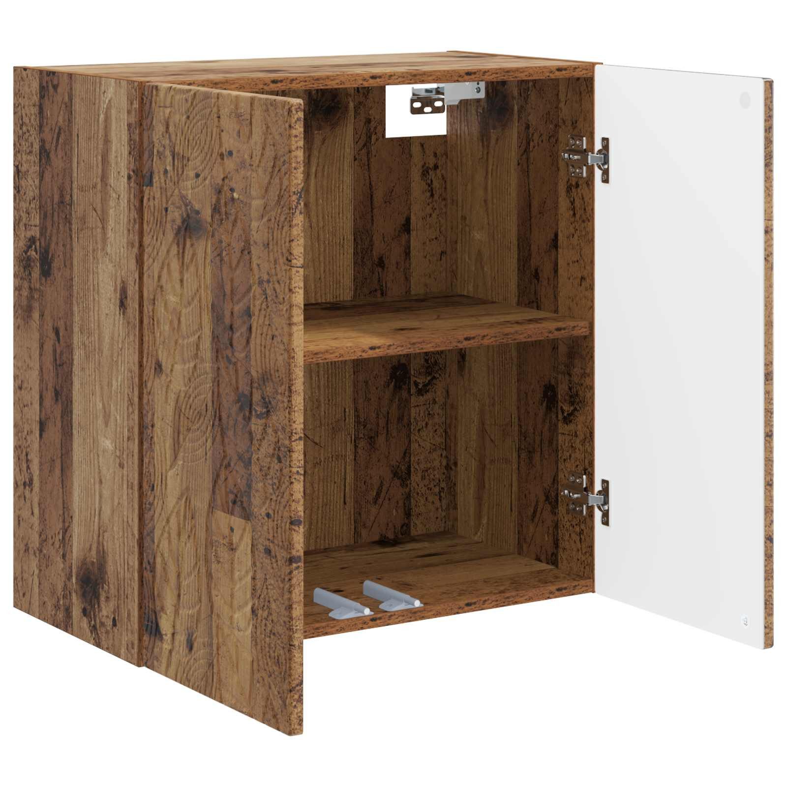 vidaXL Hängeschrank 59 x 31 x 60 cm Hängeschrank Wandschrank Altholz 59x31x60 cm Holzwerks