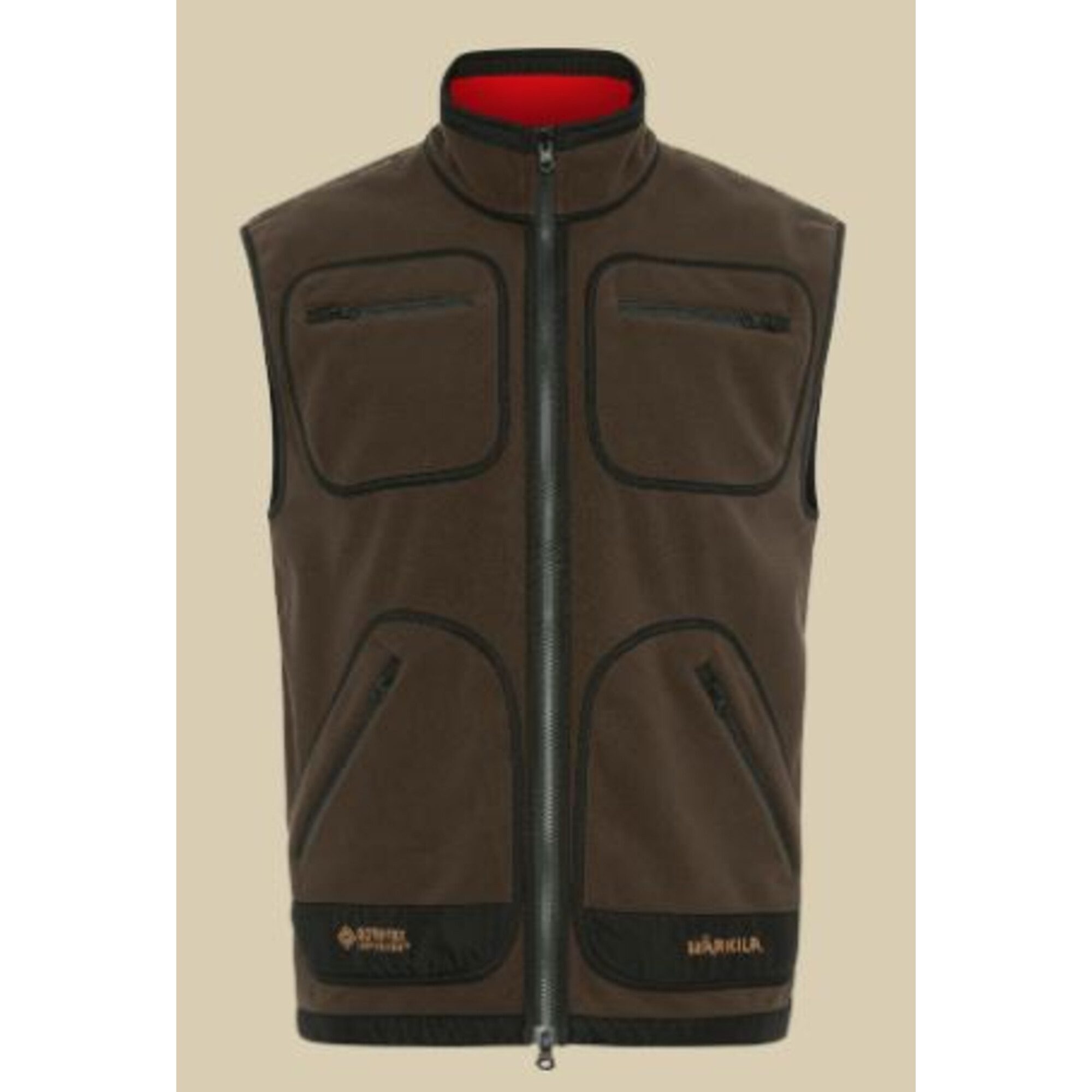 Härkila Trekkingrucksack Härkila Kamko Fleeceweste, Brown/Red Gr. S