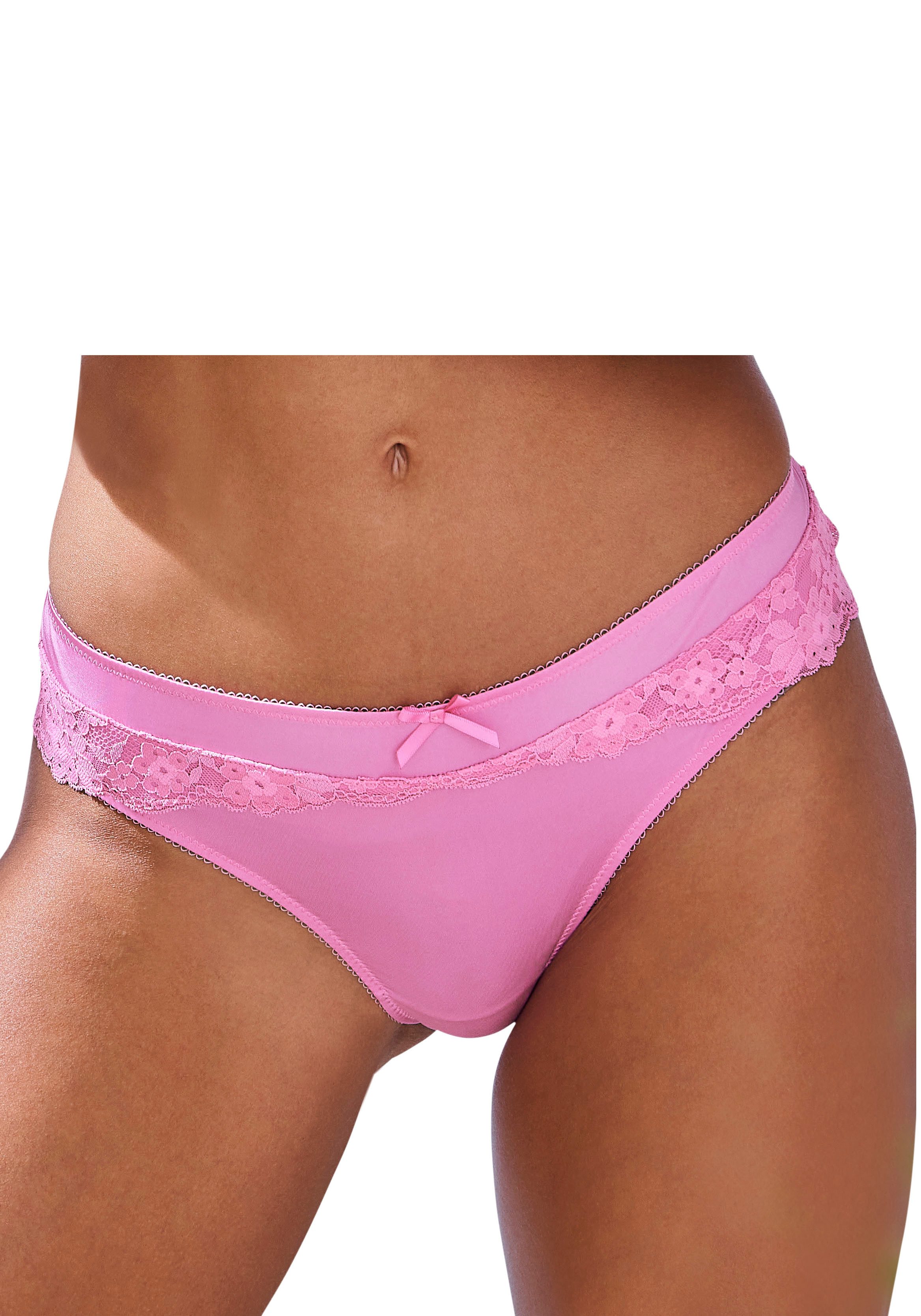 Vivance Panty Anisa mit blumiger Spitze und feiner Zierschleife günstig online kaufen