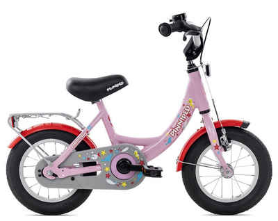 Pinniped Kinderfahrrad Kid 12, 1 Gang Bremsnabe Schaltwerk, Kinderrad 12 bis 18 Zoll Junge Mädchen violett/rosa