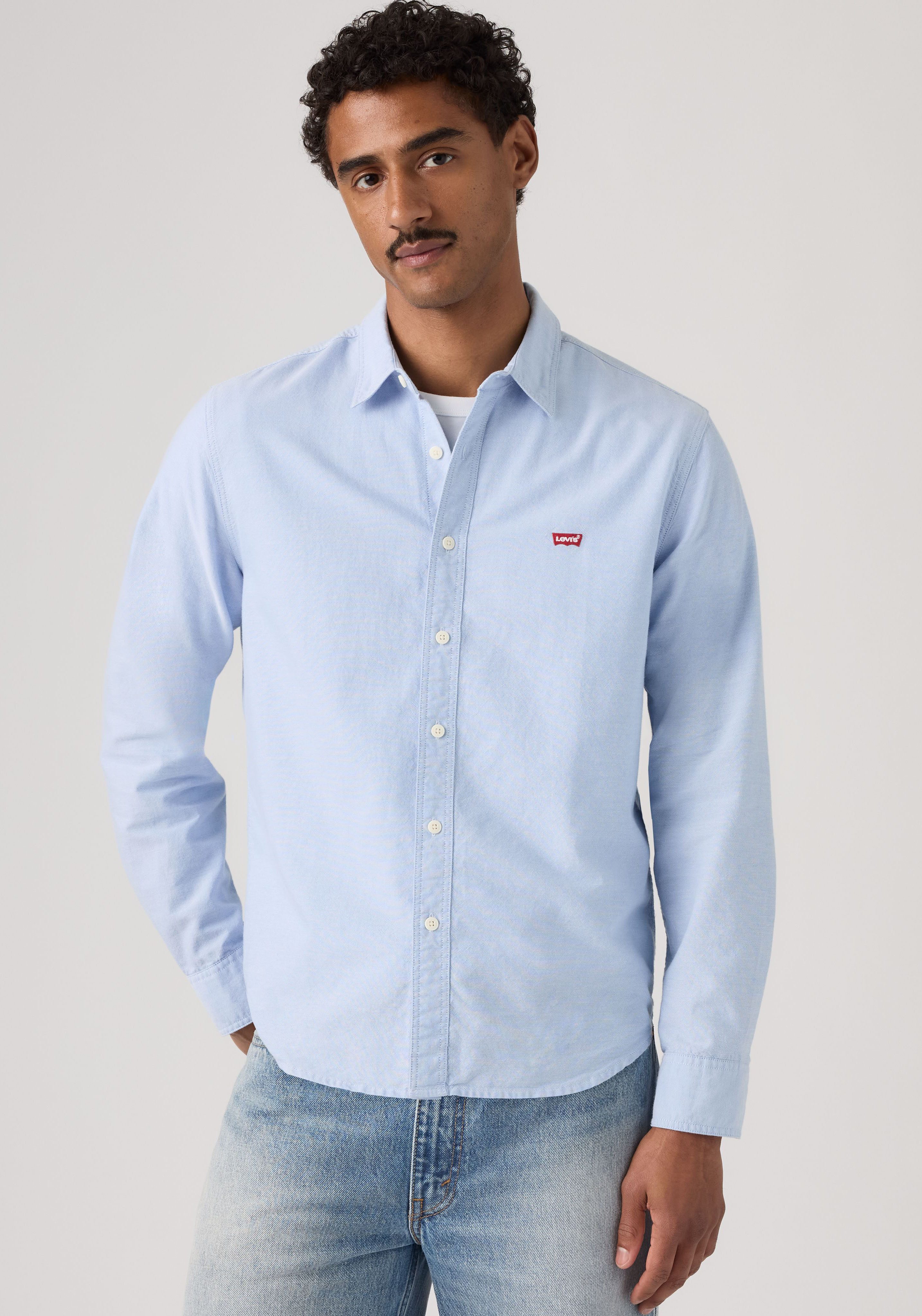 Levi's® Langarmhemd CLS BATTERY HM SHIRT - STANDARD mit abgerundetem Saum
