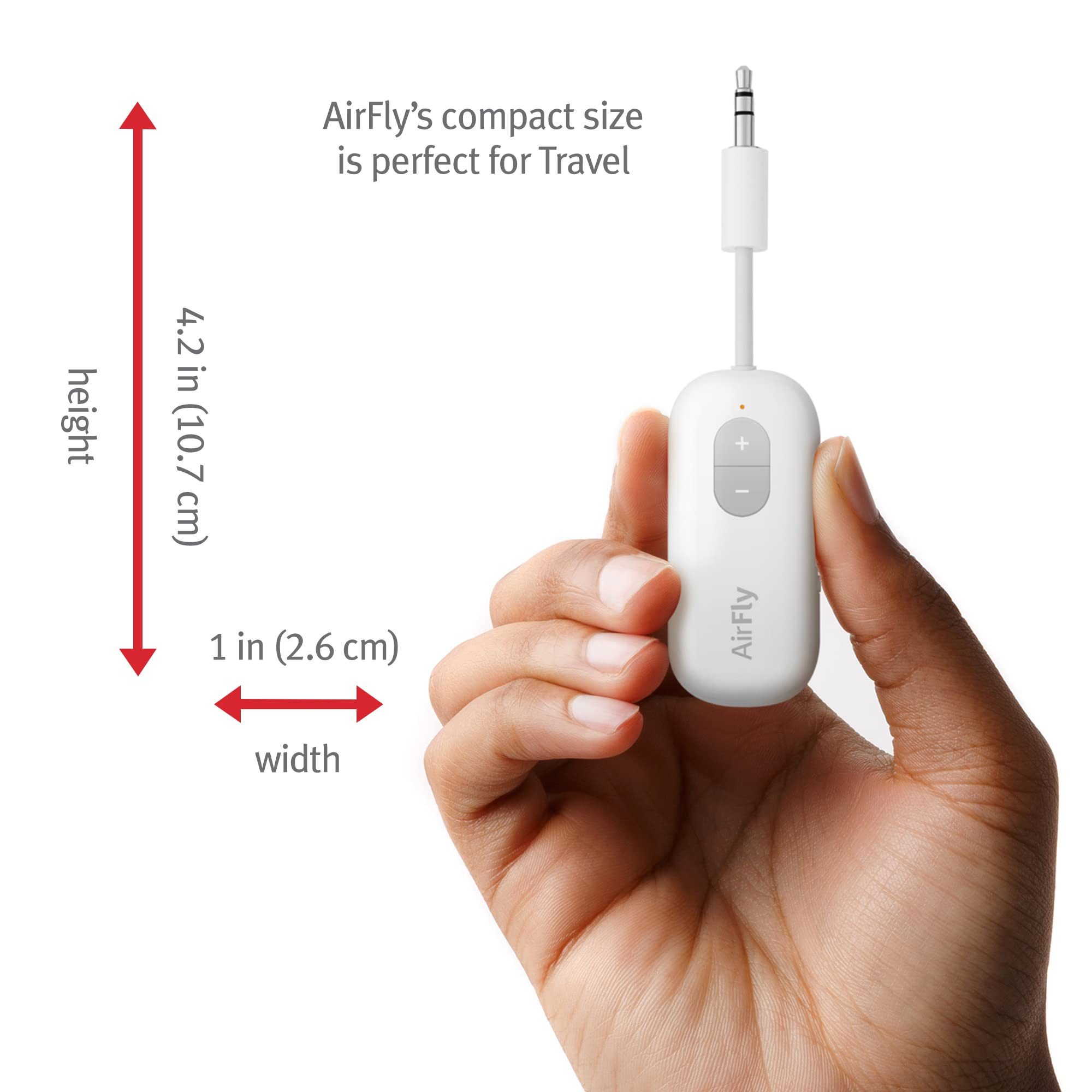 Bissell AirFly SE weiß Adapter, Bluetooth 5.2, aptX, SBC, Reichweite bis 10 m, kabellose Verbindung