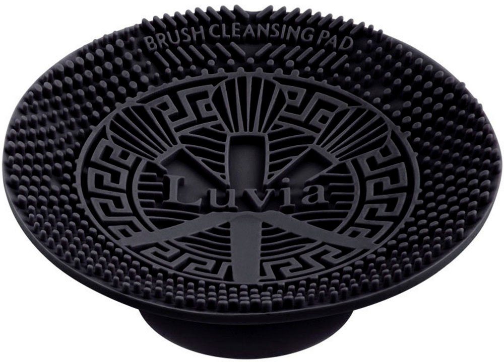 Luvia Cosmetics Kosmetikpinsel-Set Brush Cleansing Black, in Design wassersparende für bequem passt Pad Hand. Reinigung; - jede