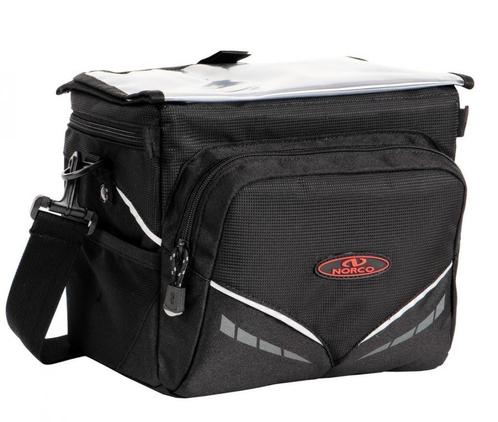 Fahrradtasche Norco Lenkertasche Canmore Active schwarz 26x19x19cm ohne Lenkeradapte