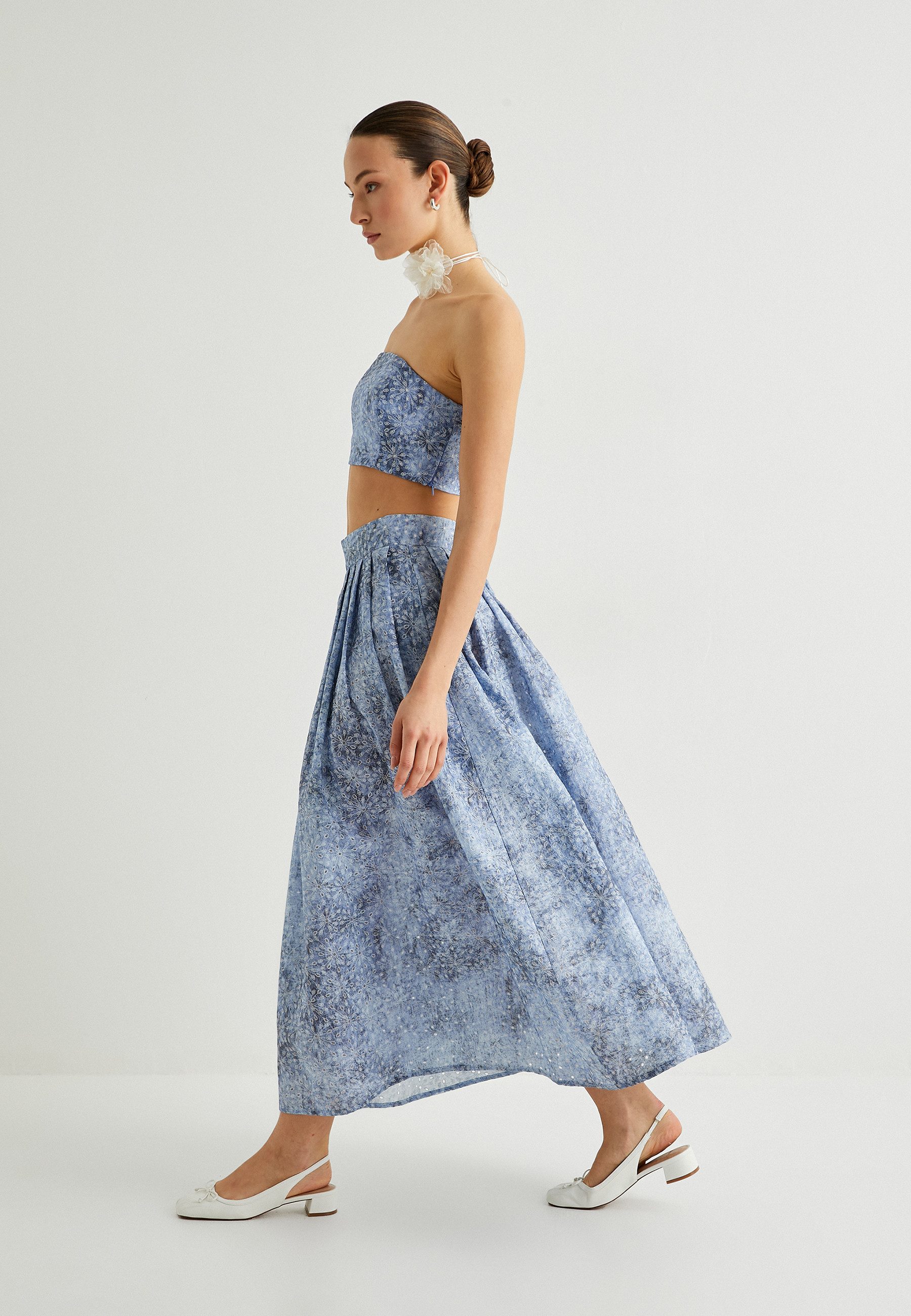 Koton A-Linien-Rock Midi Länge Mit Schlag(Vollkreis) A-Linien-Rock günstig online kaufen