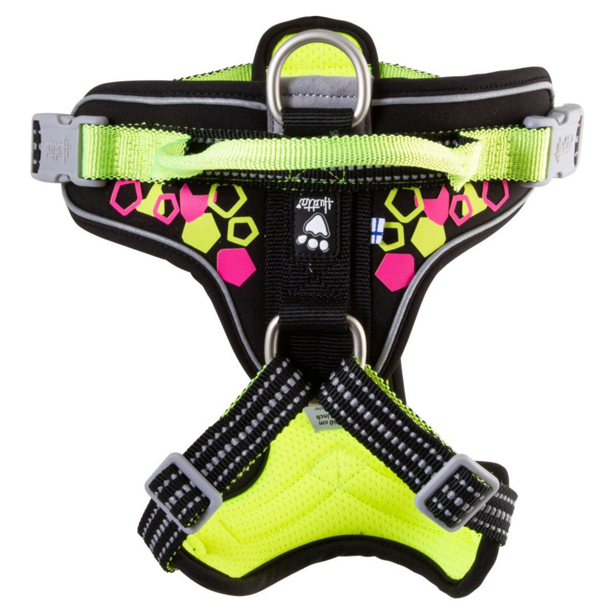 HURTTA Hunde-Geschirr Weekend Warrior Geschirr neon