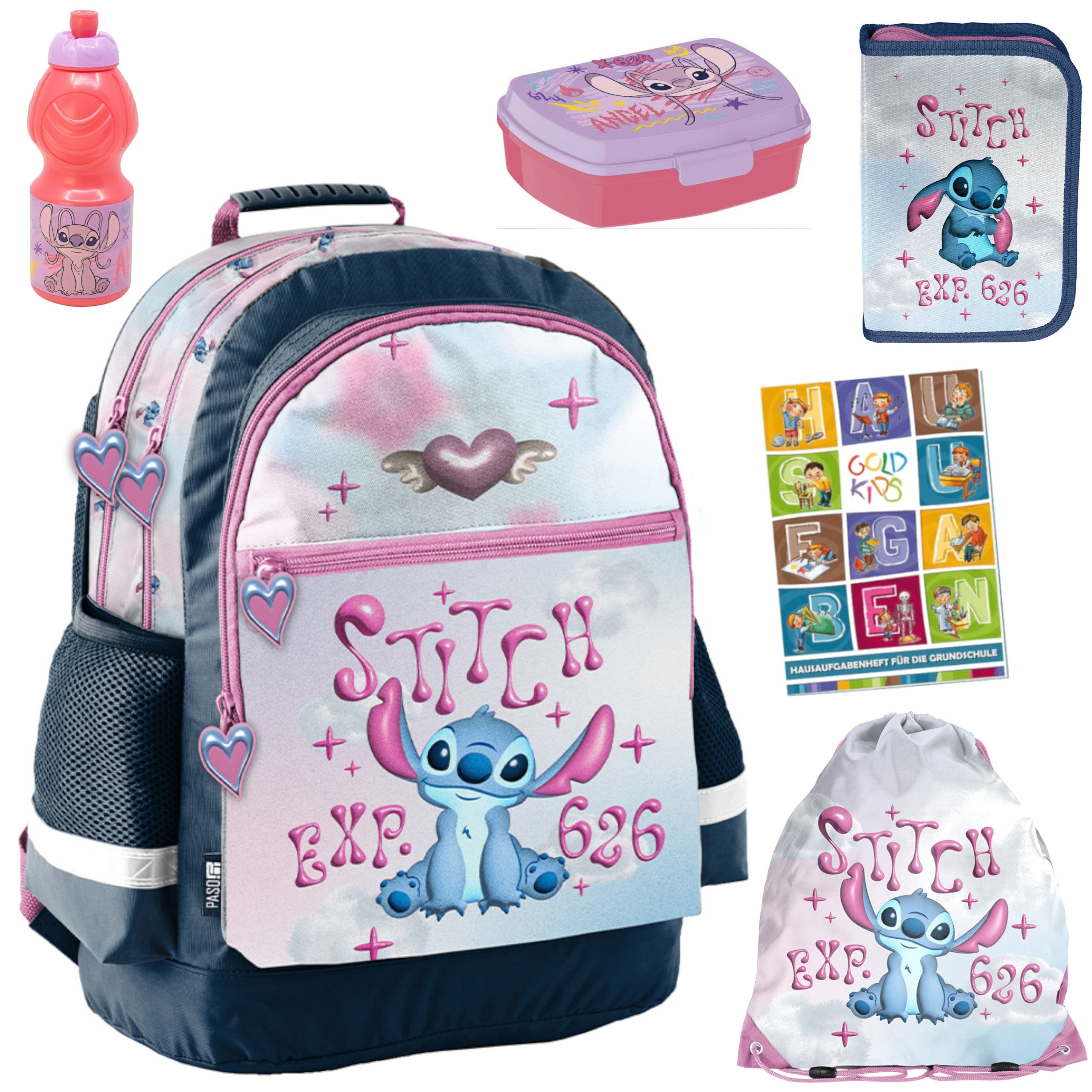 Schulranzen für Jungen und Mädchen, 4er-Set -