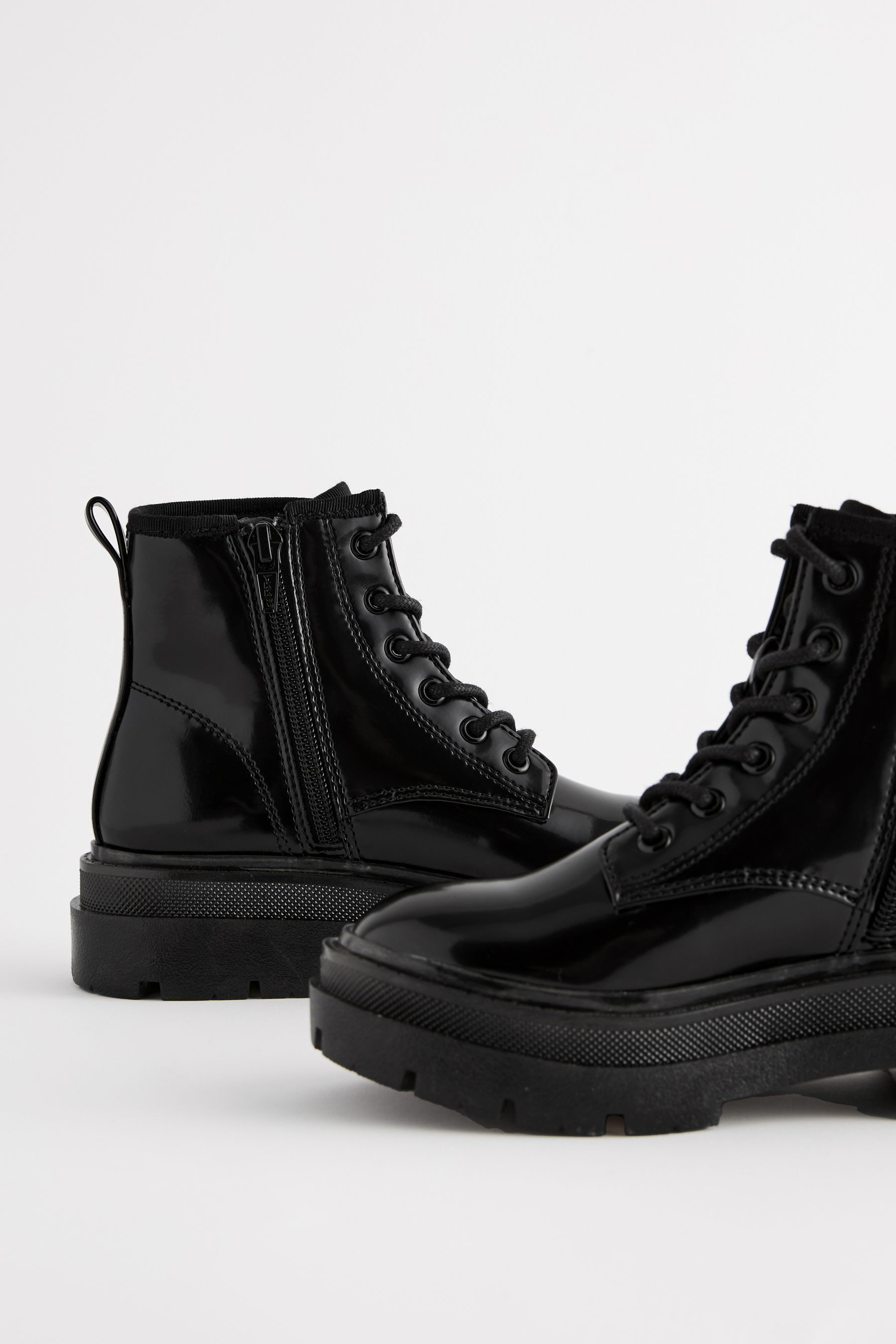 Next Schnürstiefel mit dicker Sohle Schnürstiefelette günstig online kaufen