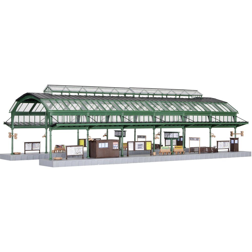 Kibri Modelleisenbahn-Set Kibri 39565 H0 Bahnsteighalle Bonn