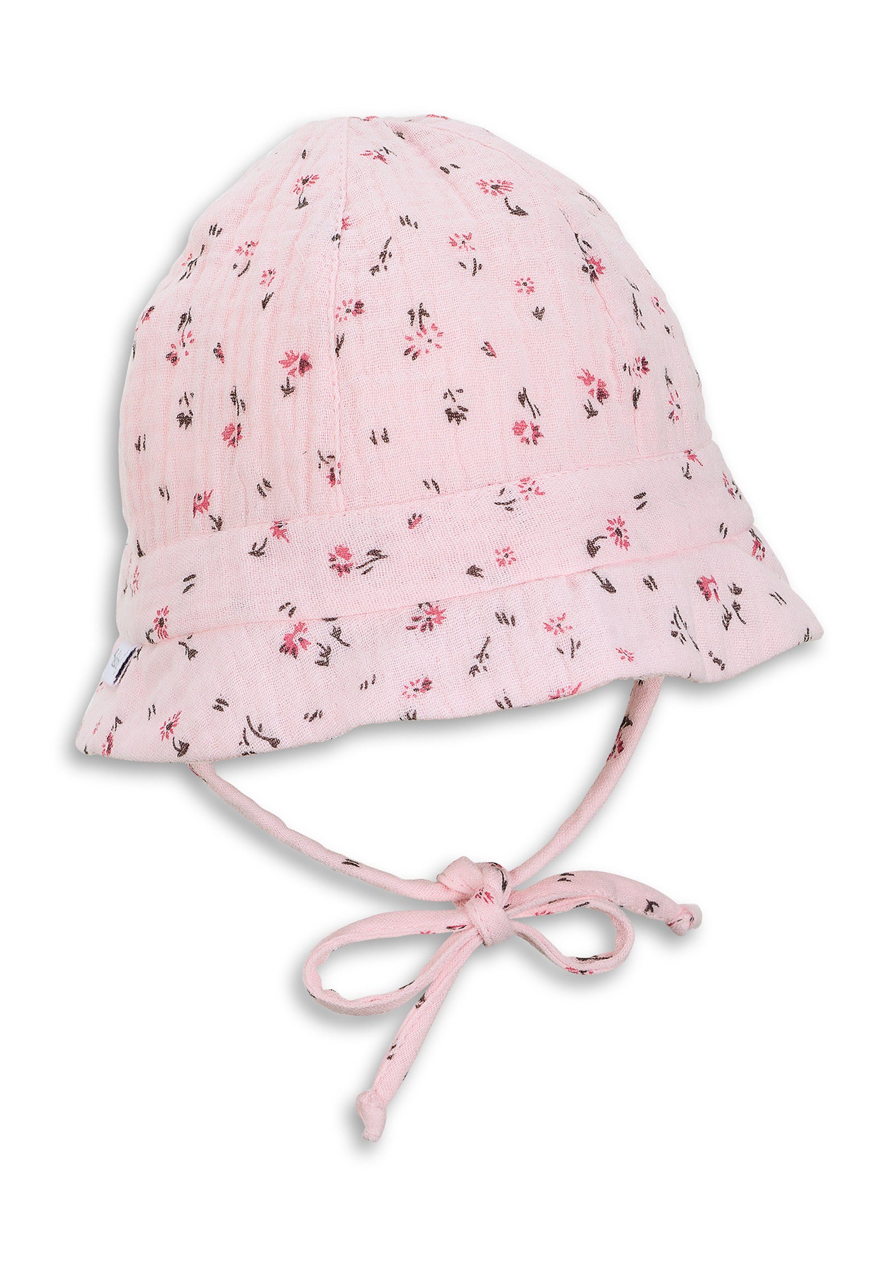 Sterntaler® Ballonmütze »Hut« (1-St) Baby Hut Mädchen - Hut aus Musselin  mit süßen