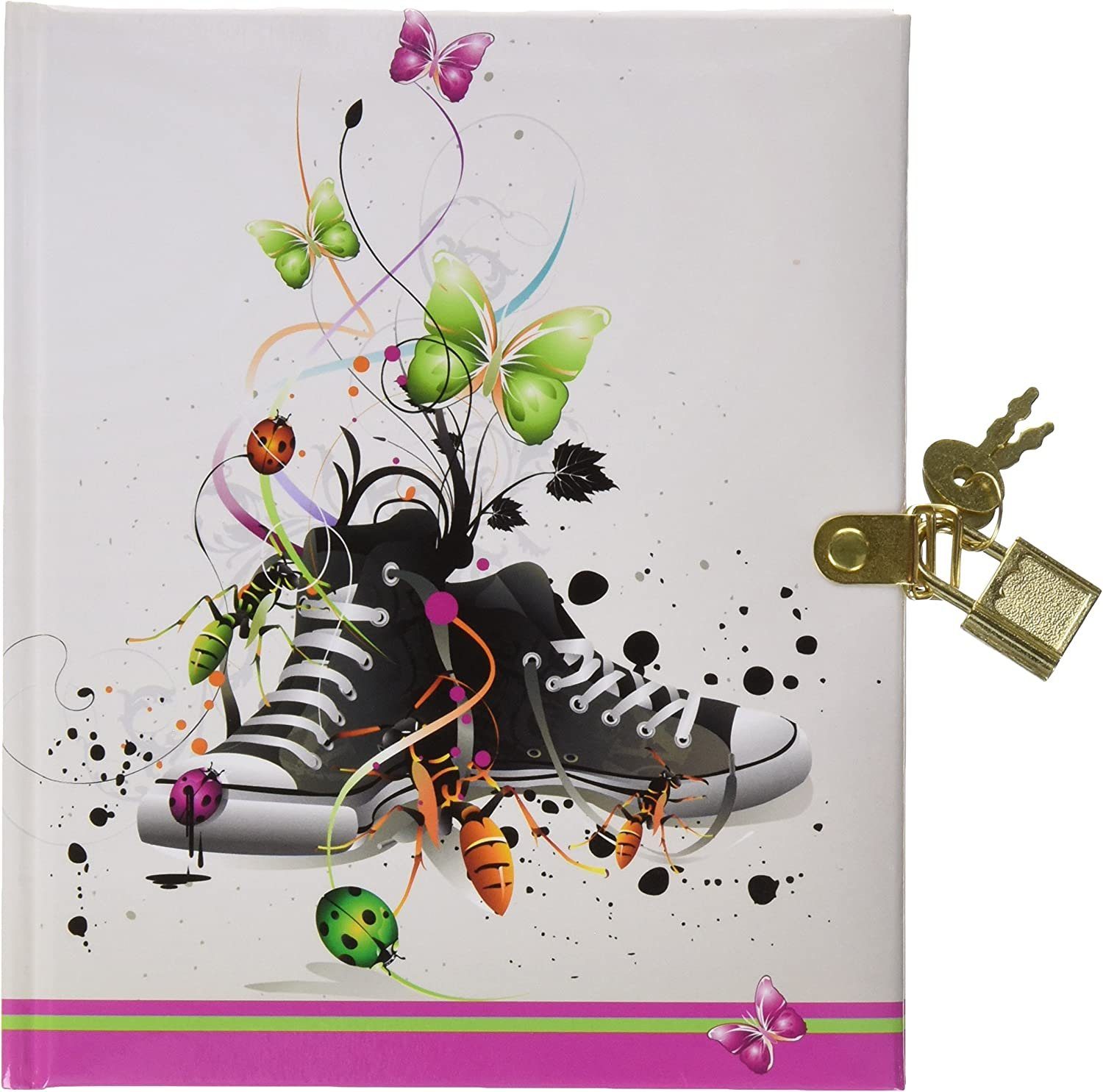 PAGNA Notizbuch PAGNA Tagebuch "Chucks", 80 g/qm, 64 Blatt