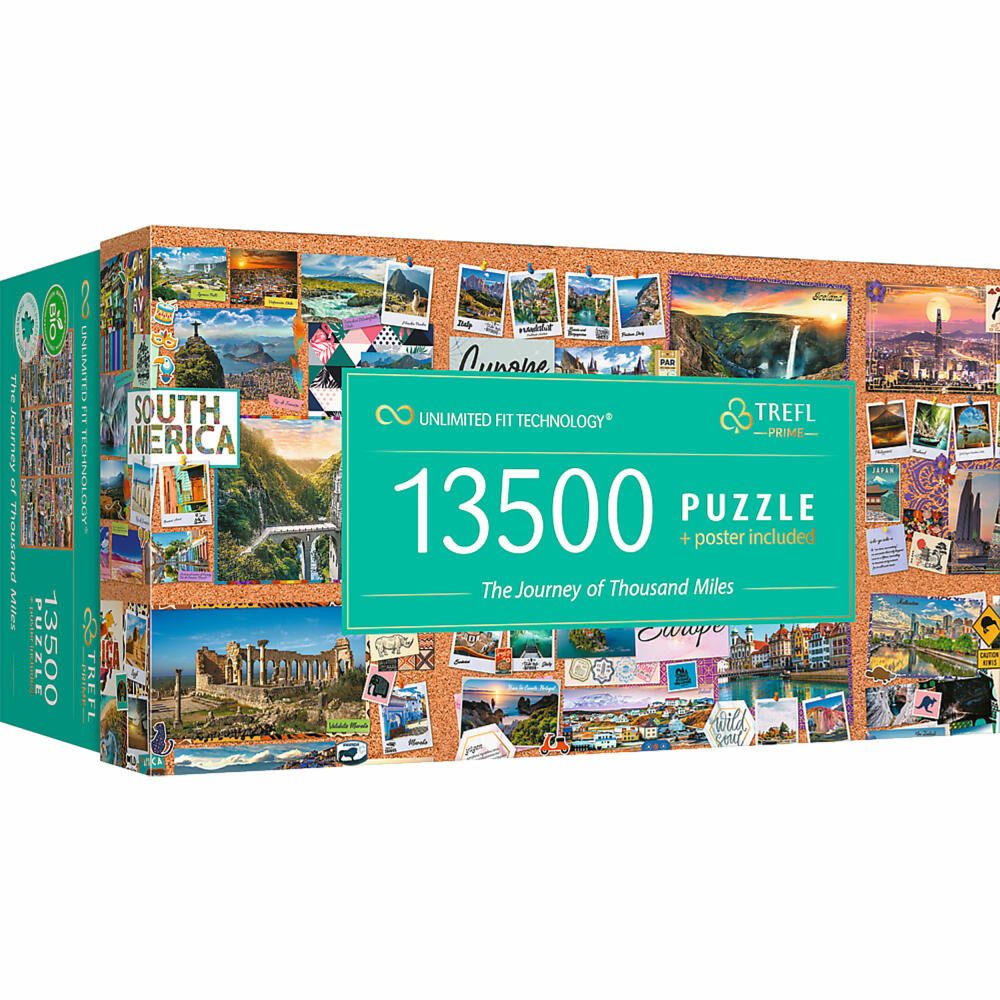 Trefl Puzzle UFT Reise von tausend Meilen, 13500 Puzzleteile