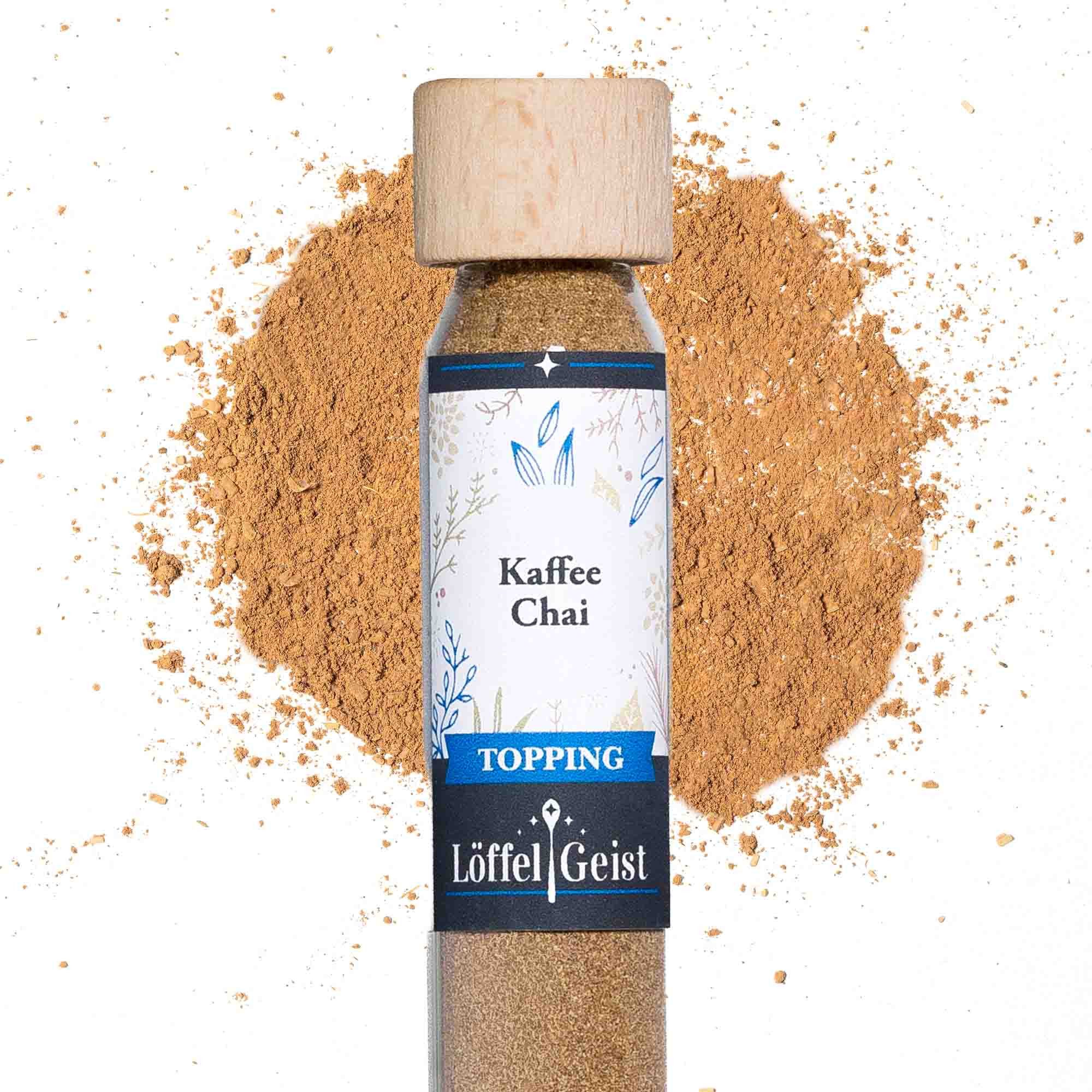 Löffelgeist Gewürz Kaffee Chai Topping(29g im praktischen Dosierglas)