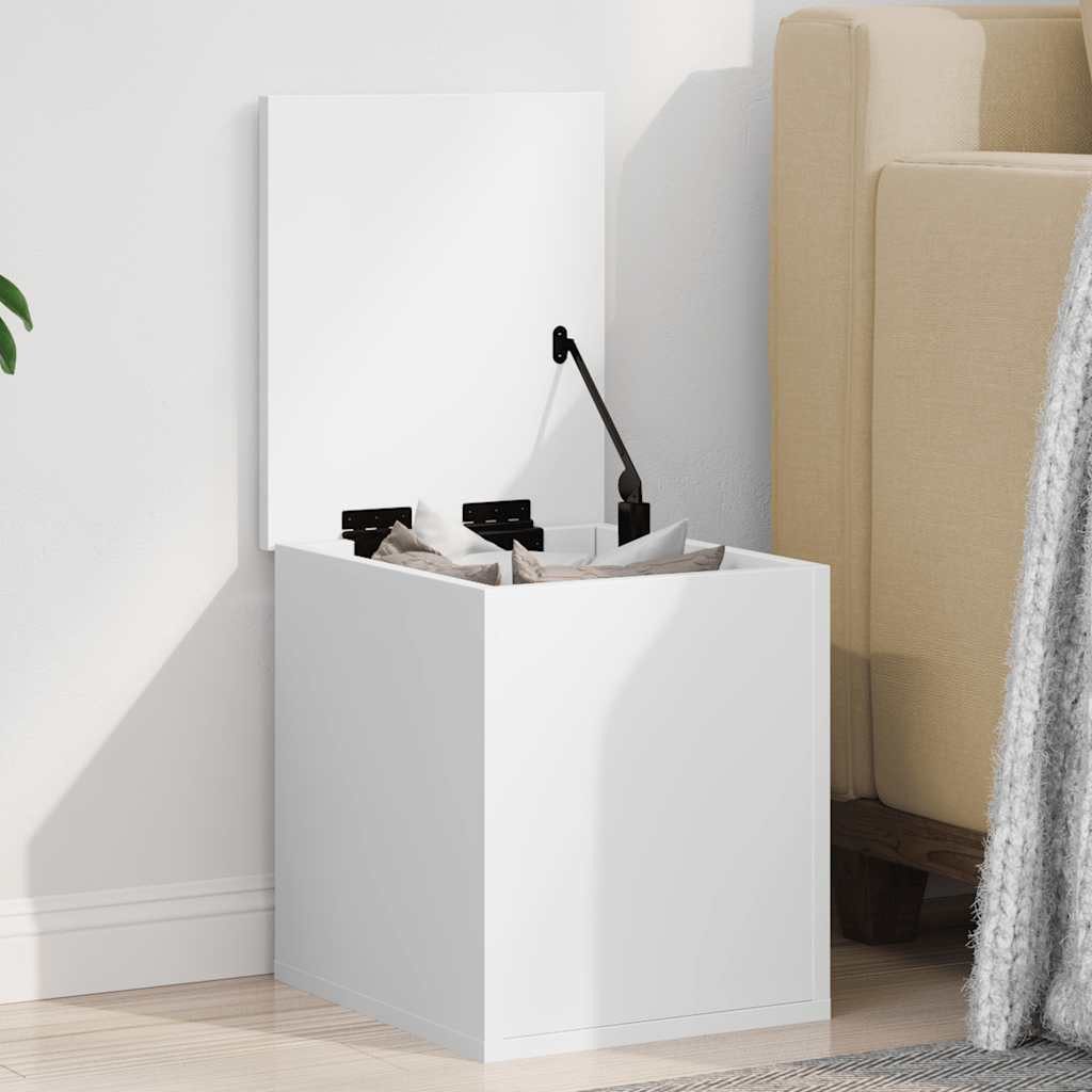 furnicato Aufbewahrungsbox Massivholz 30x35x35 cm Weiß (1 St)