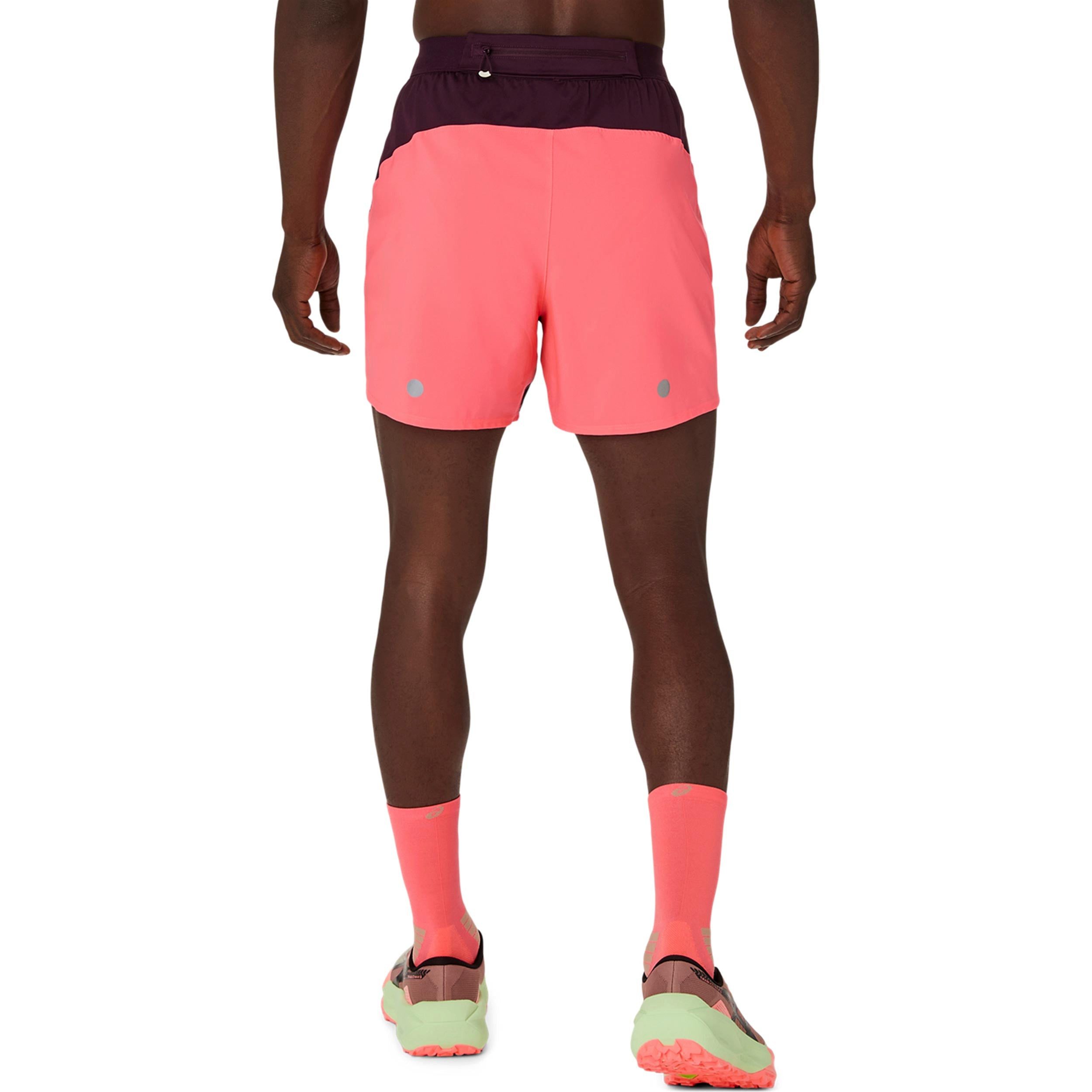 Asics Laufshorts Fujitrail AOP 5in