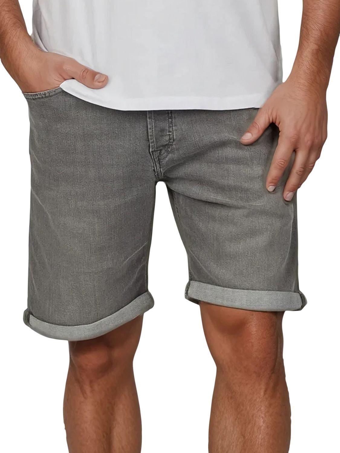 Jack & Jones Jeansshorts Herren Shorts JJIRICK Regular Fit Bermudashorts mit Stretch