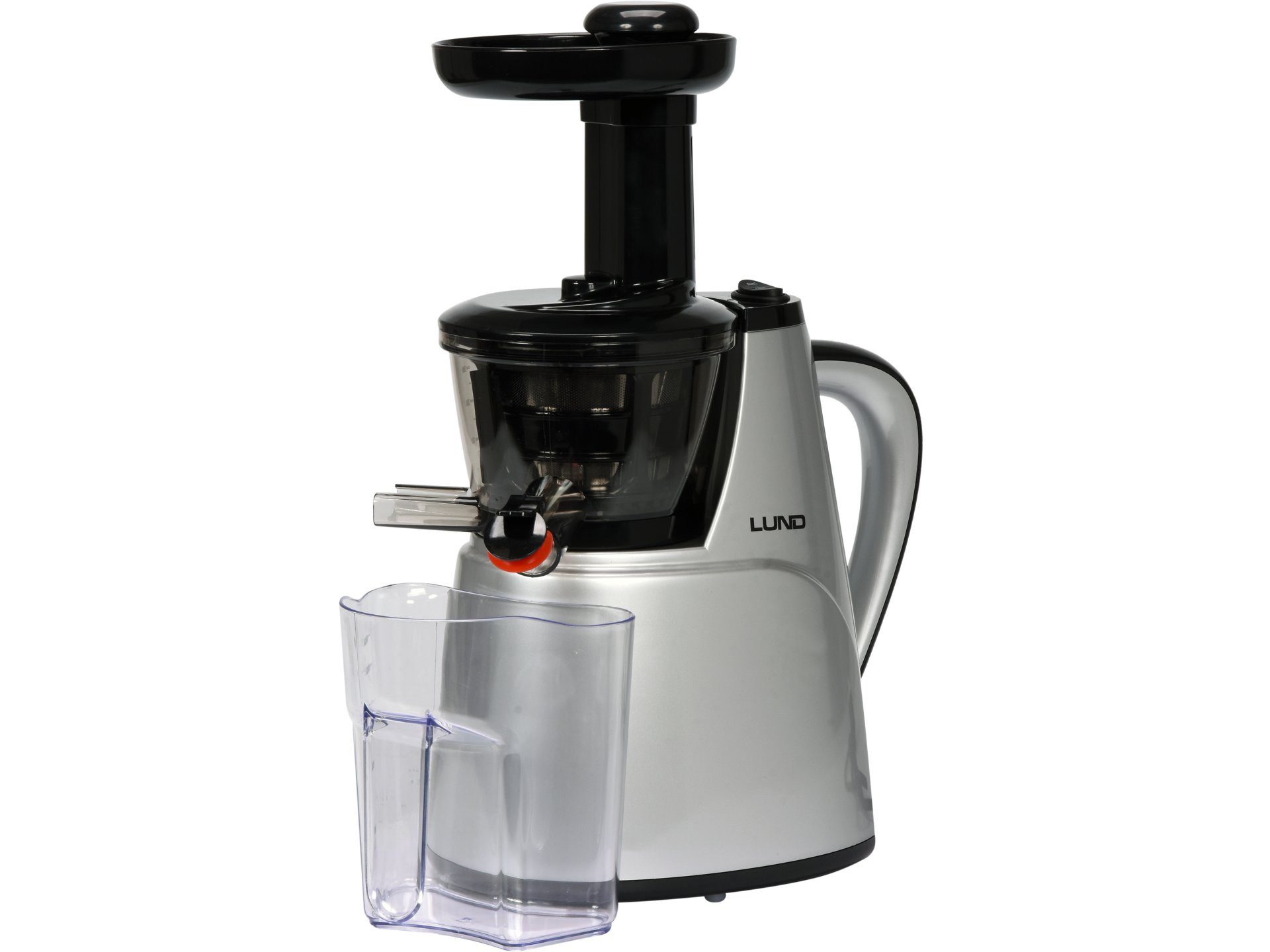 Lund Slow Juicer Entsafter Slow Juicer 150W Silber mit 3 Filtern und Zubehör, 150 W