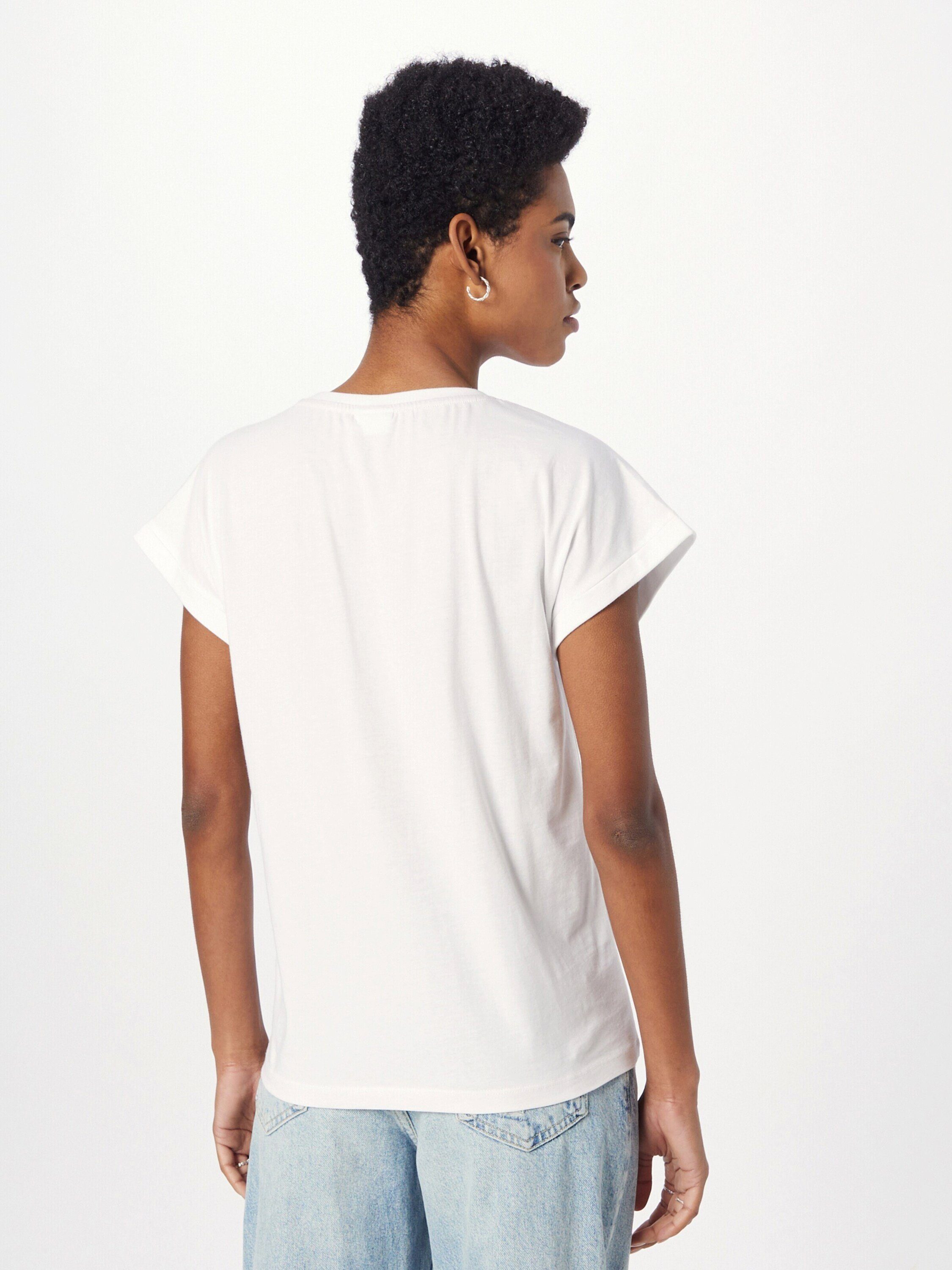 nümph T-Shirt BEVERLY (1-tlg) white Plain/ohne Details bright