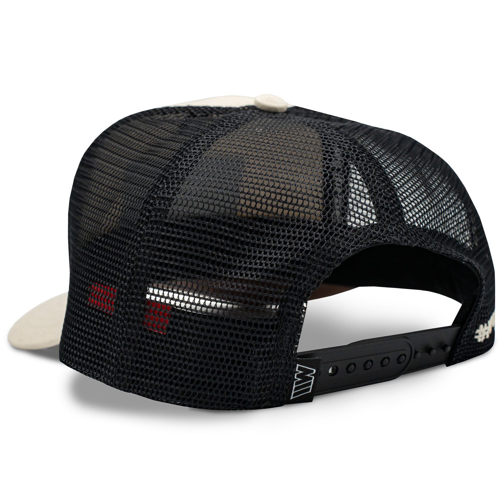 Weber GmbH Trucker Cap Mesh Baseball Cap beige schwarz (1-St) basecap, mit bedrucktem Unterschirm