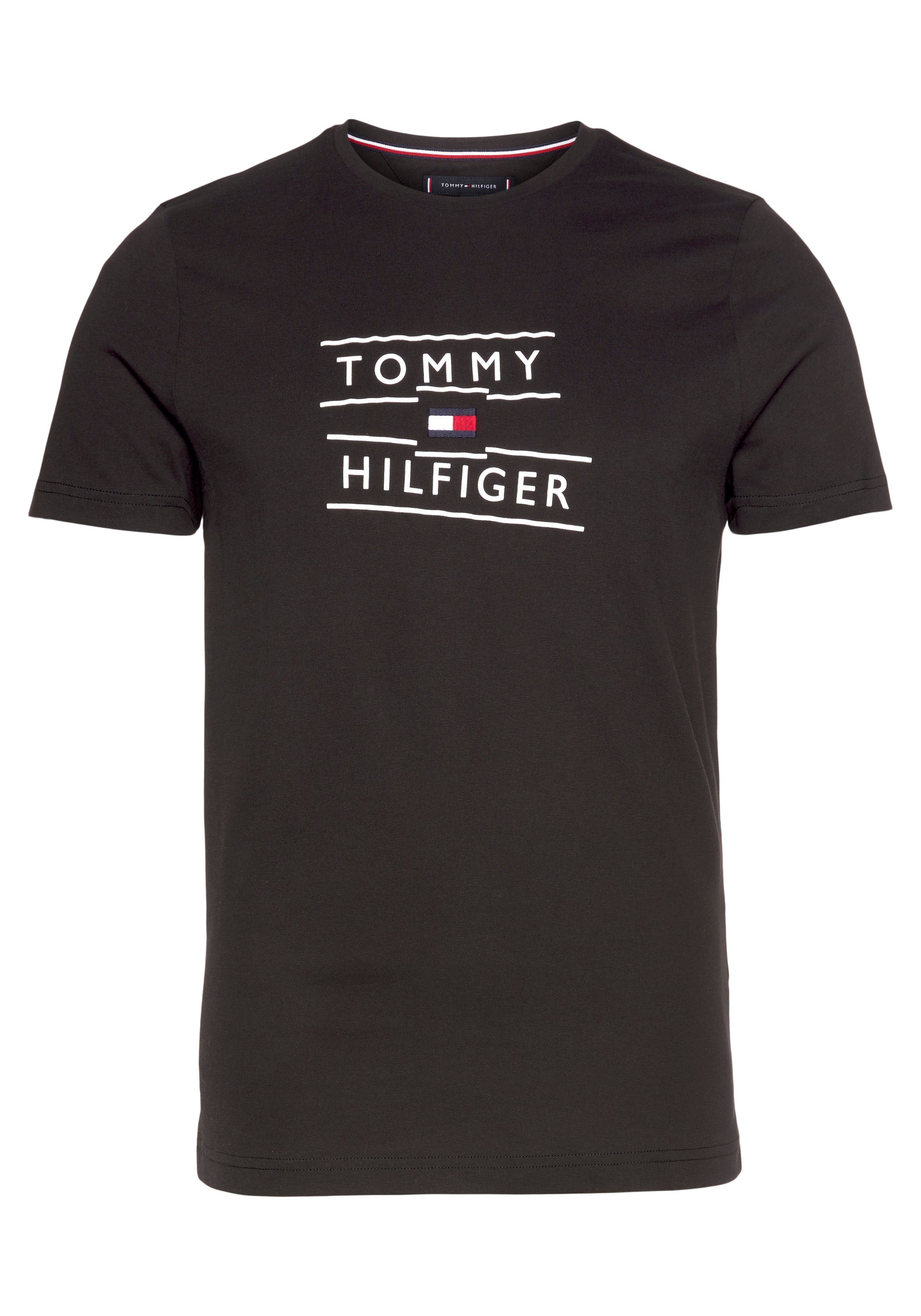 Tommy Hilfiger T-Shirt »TAPING STACKED LOGO TEE« | OTTO