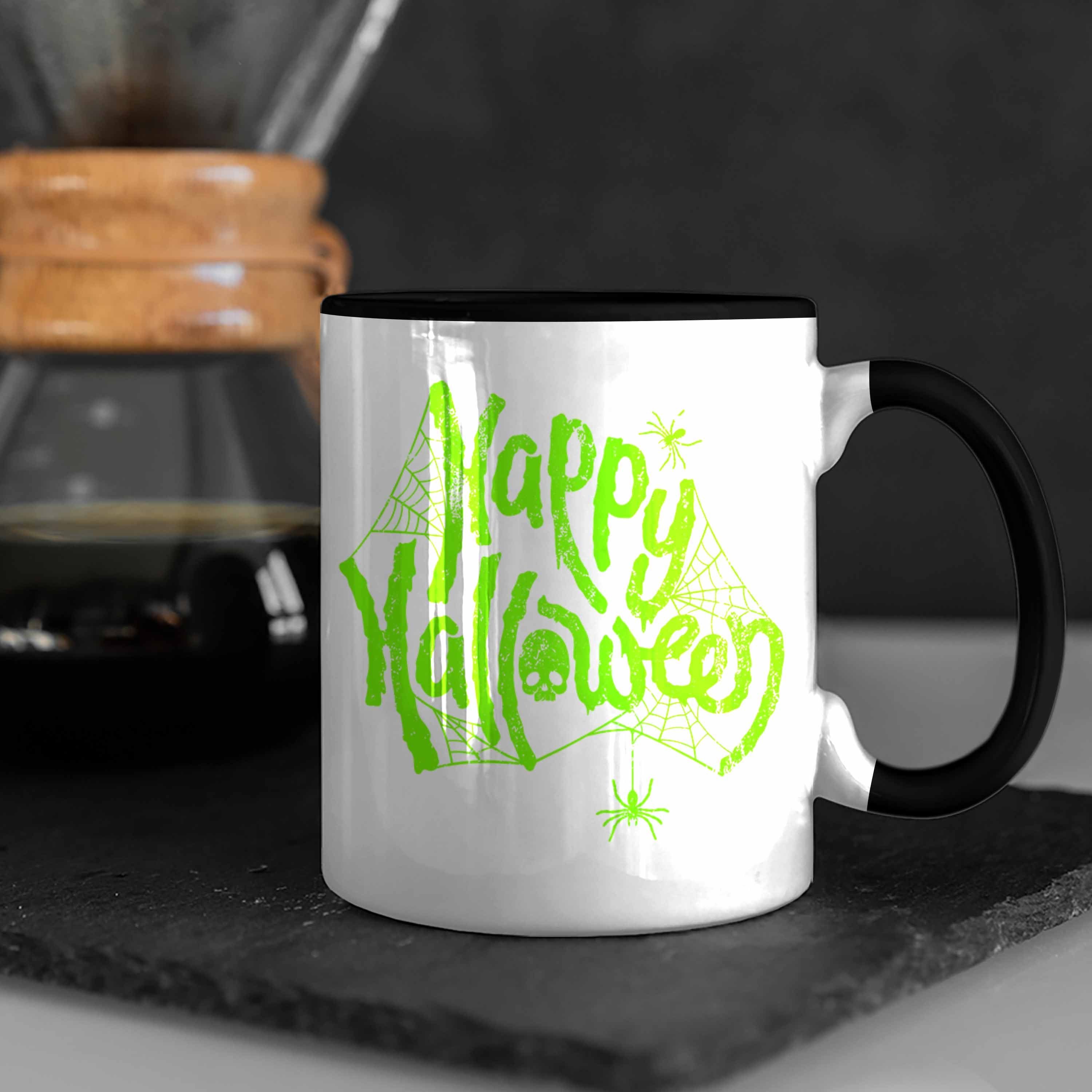 Halloween Dekoration Tasse Trendation Geist Runter Boo Daumen Becher Schwarz Tasse Kürbis