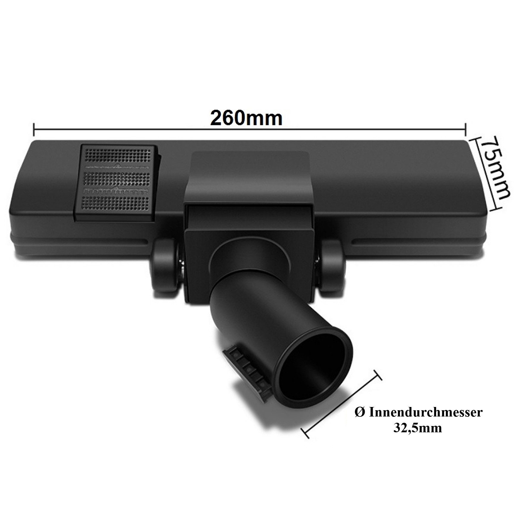 BAYLI Bodendüse Staubsauger Bodendüse 32,5 mm, Universal Staubsaugerdüse für Teppich