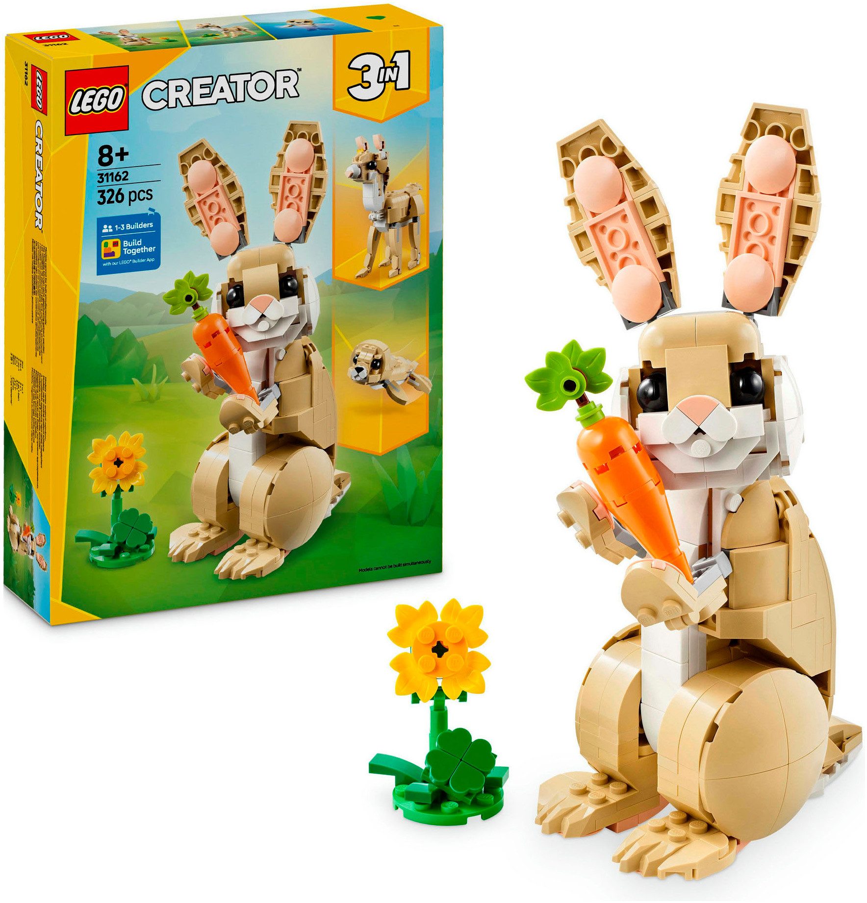 LEGO® Häschen (31162), LEGO Creator Konstruktionsspielsteine, (326 St), Mad günstig online kaufen
