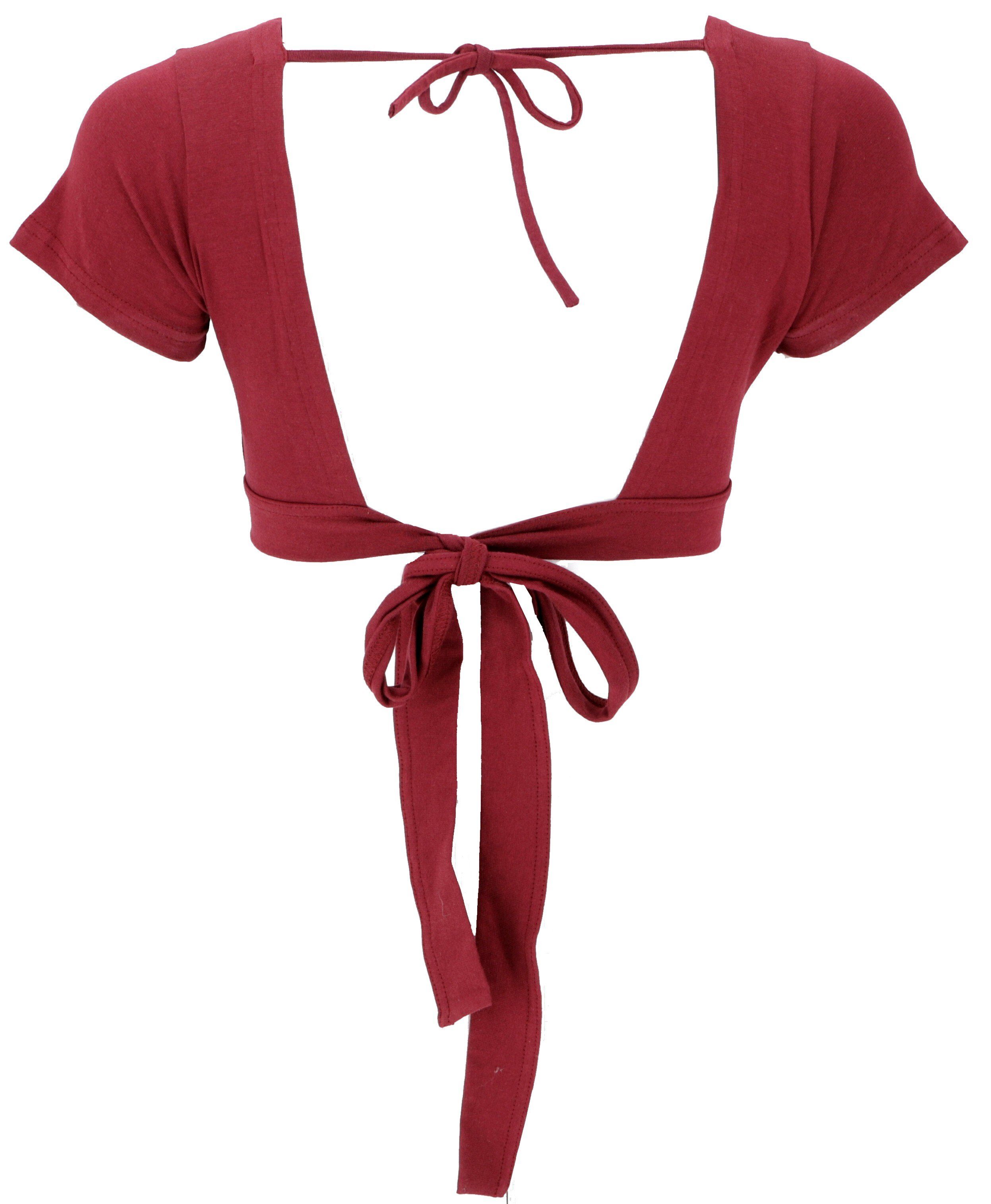 Guru-Shop T-Shirt Choli Top, bauchfreies Top günstig online kaufen