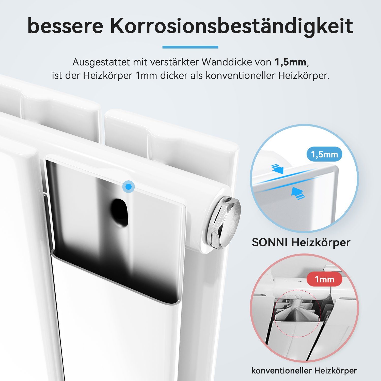 ELEGANT Heizkörper Heizkörper, Einlagig / Doppellagig, Design Horizontal mi günstig online kaufen