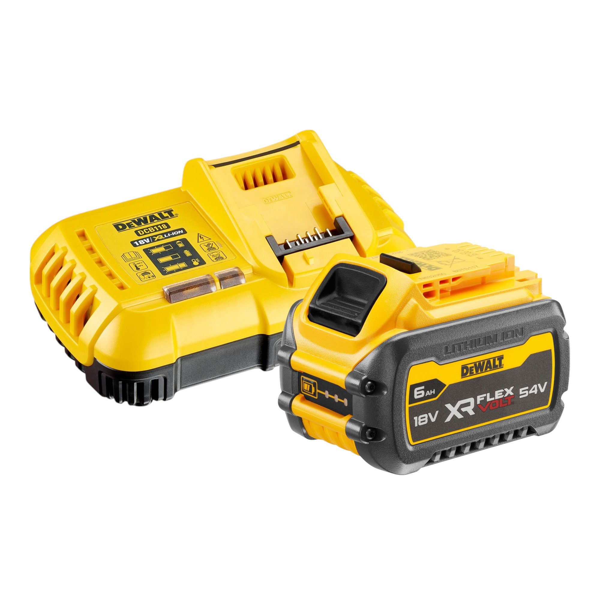 DeWalt Akku-Kettensäge DCMCS 575 T1 Akku Kettensäge 54 V FlexVolt 50 cm Brushless + 1x Akku