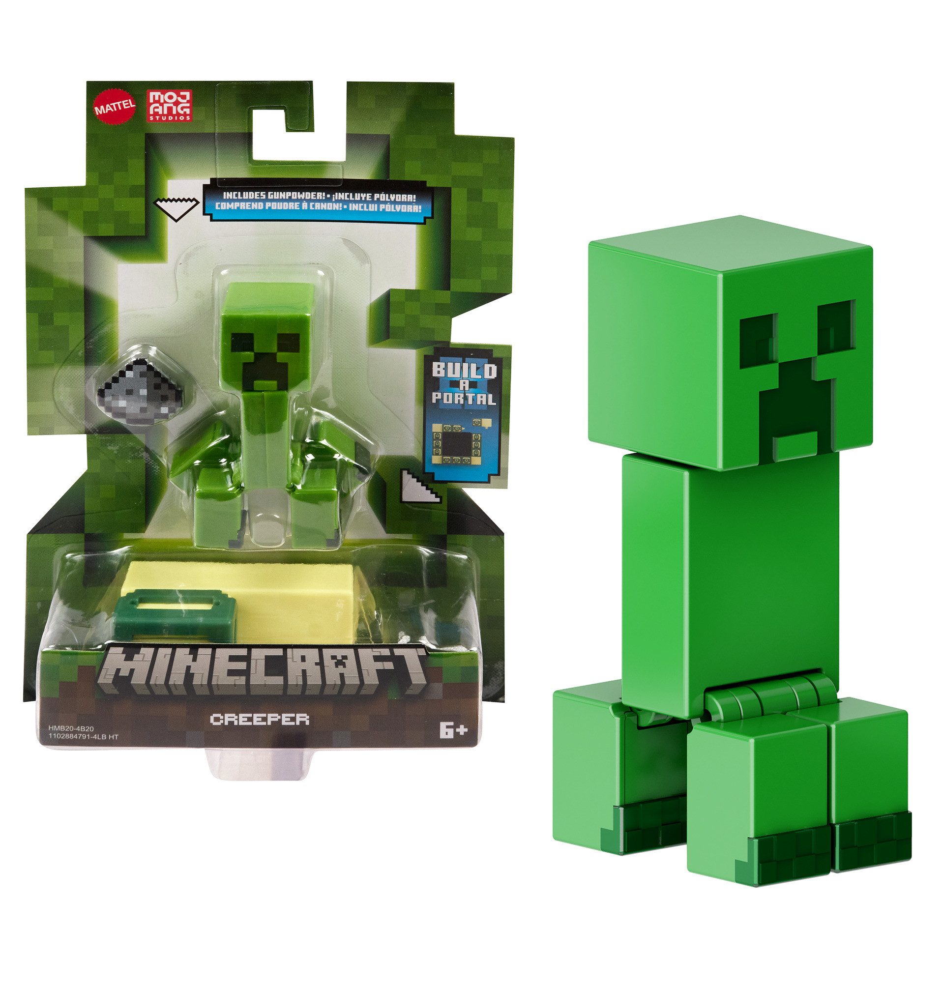 Mattel® Spielfigur Minecraft - Core Figur Creeper (NEU & OVP)